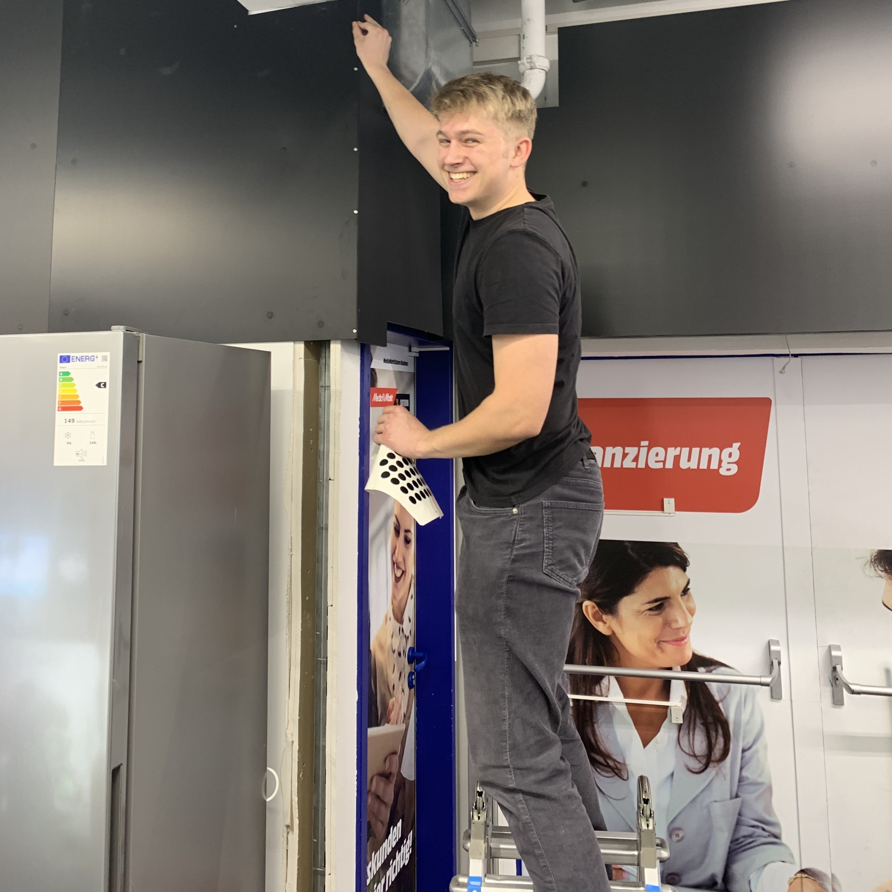 Mitarbeiter im Einsatz