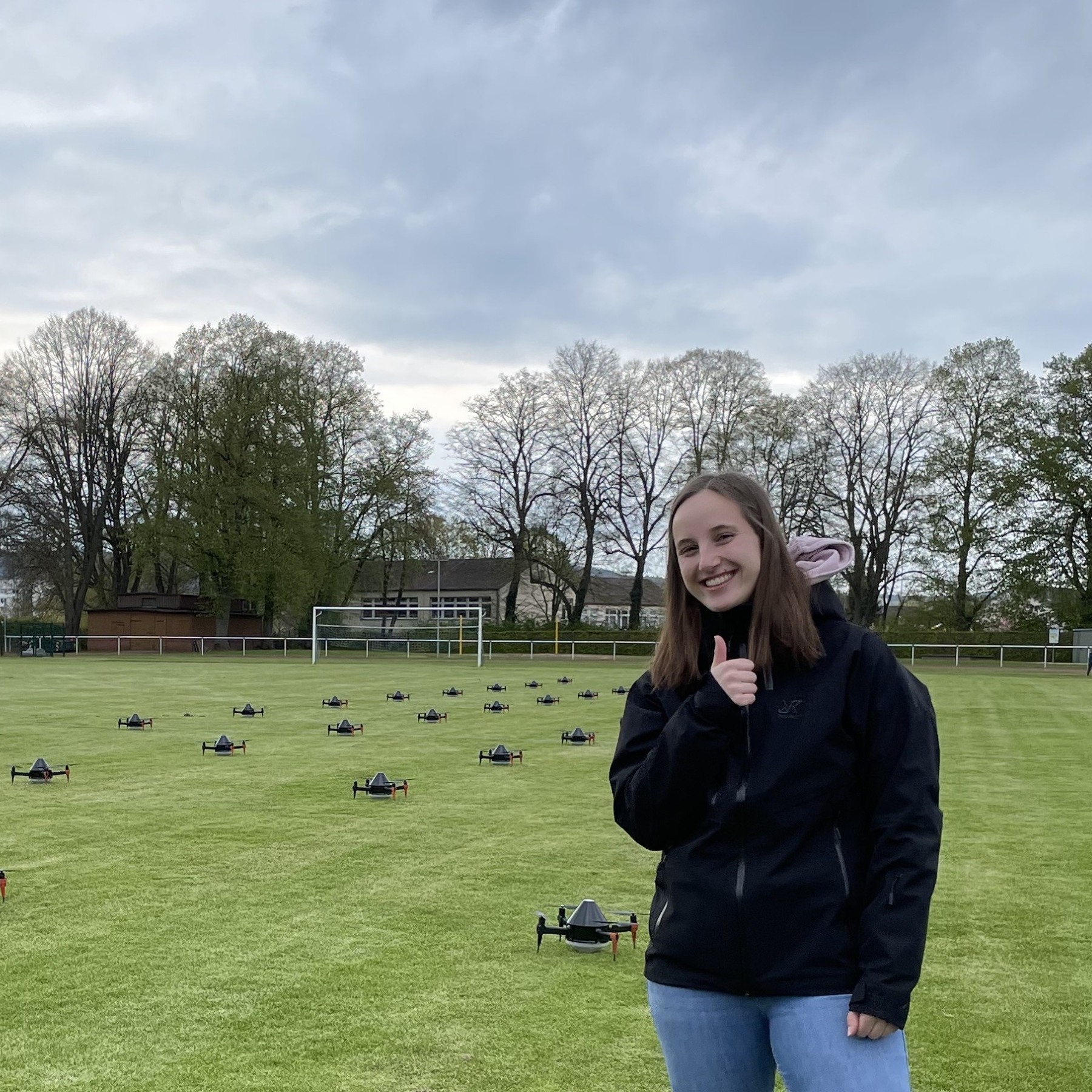 Anna bei der Arbeit