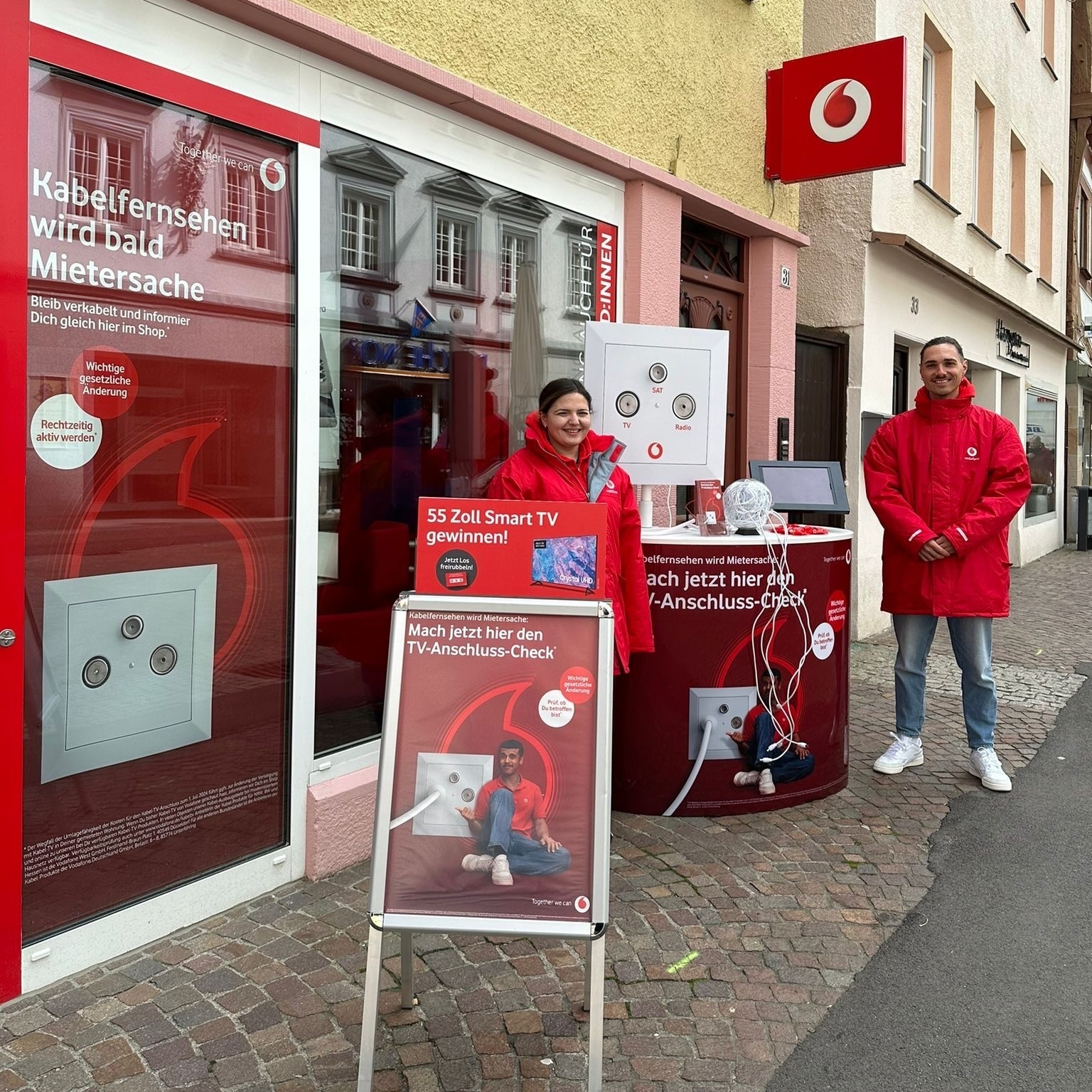 Mitarbeiter im Einsatz