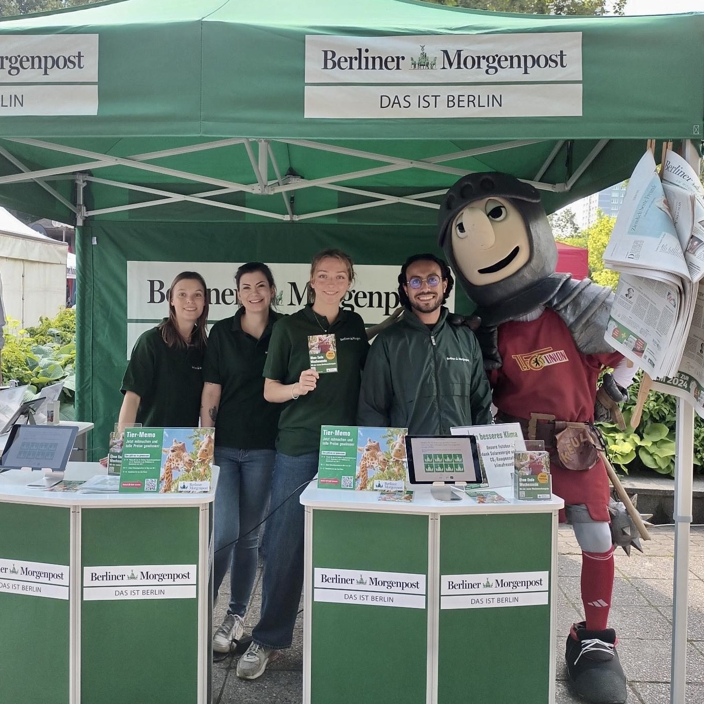 Mitarbeiter im Einsatz