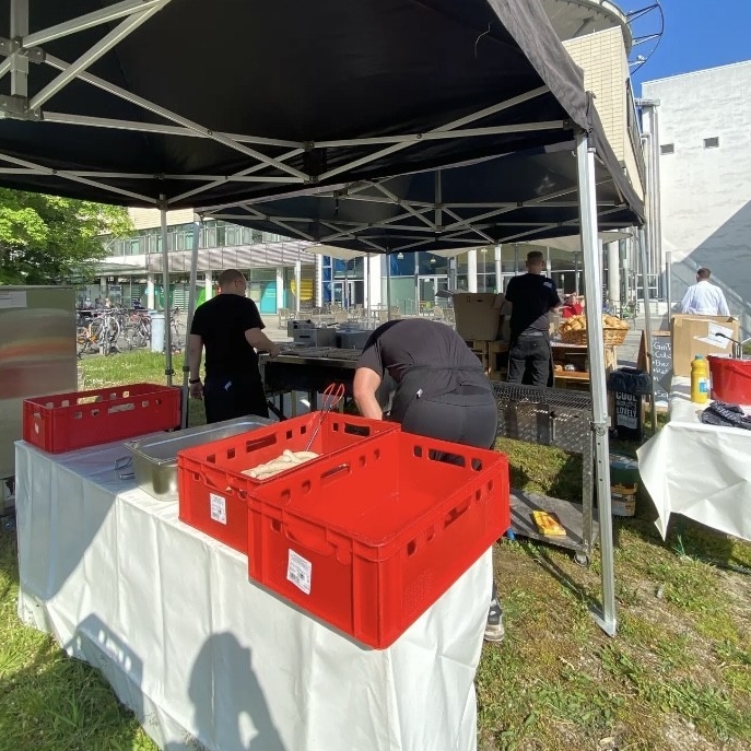 Mitarbeiter im Einsatz