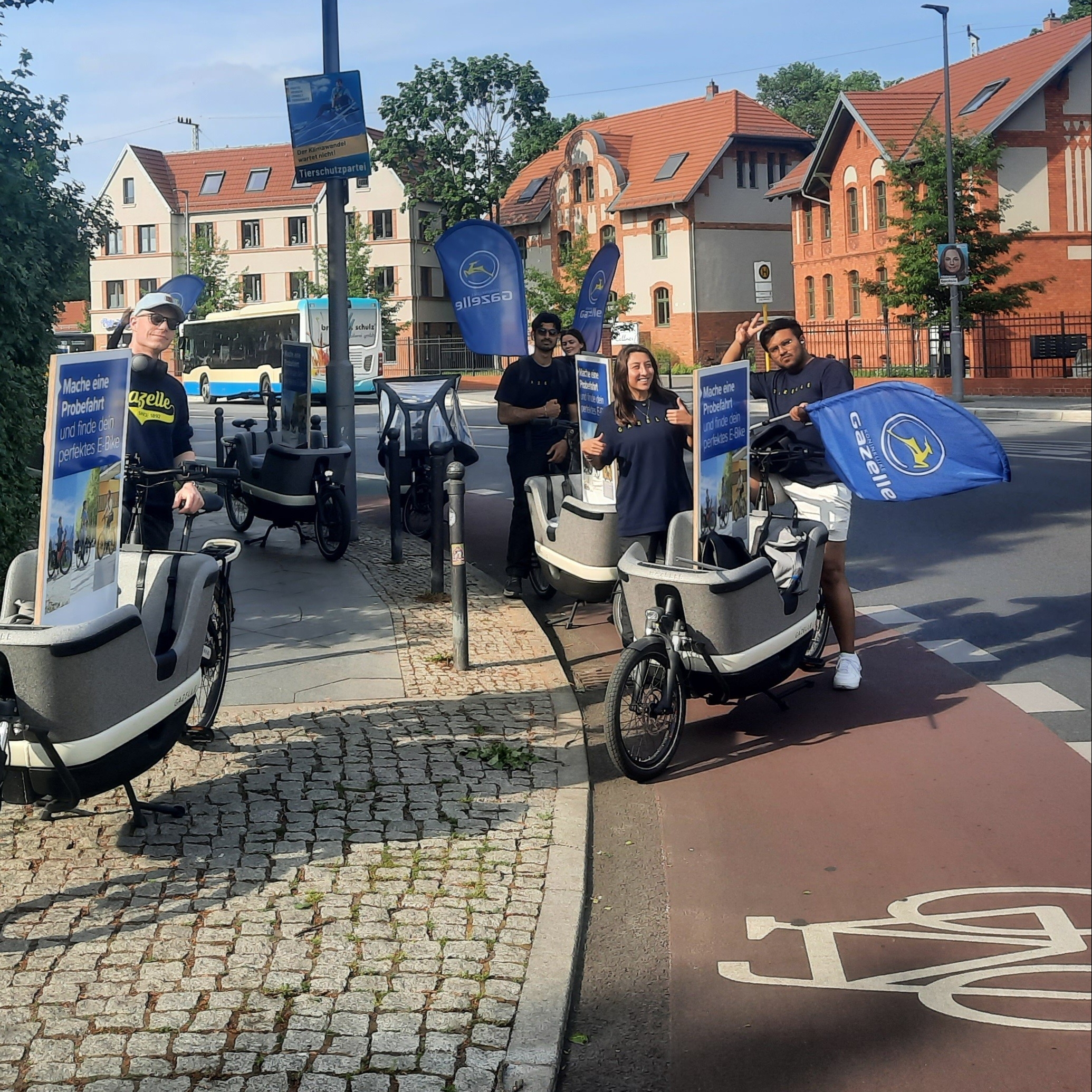 Mitarbeiter im Einsatz
