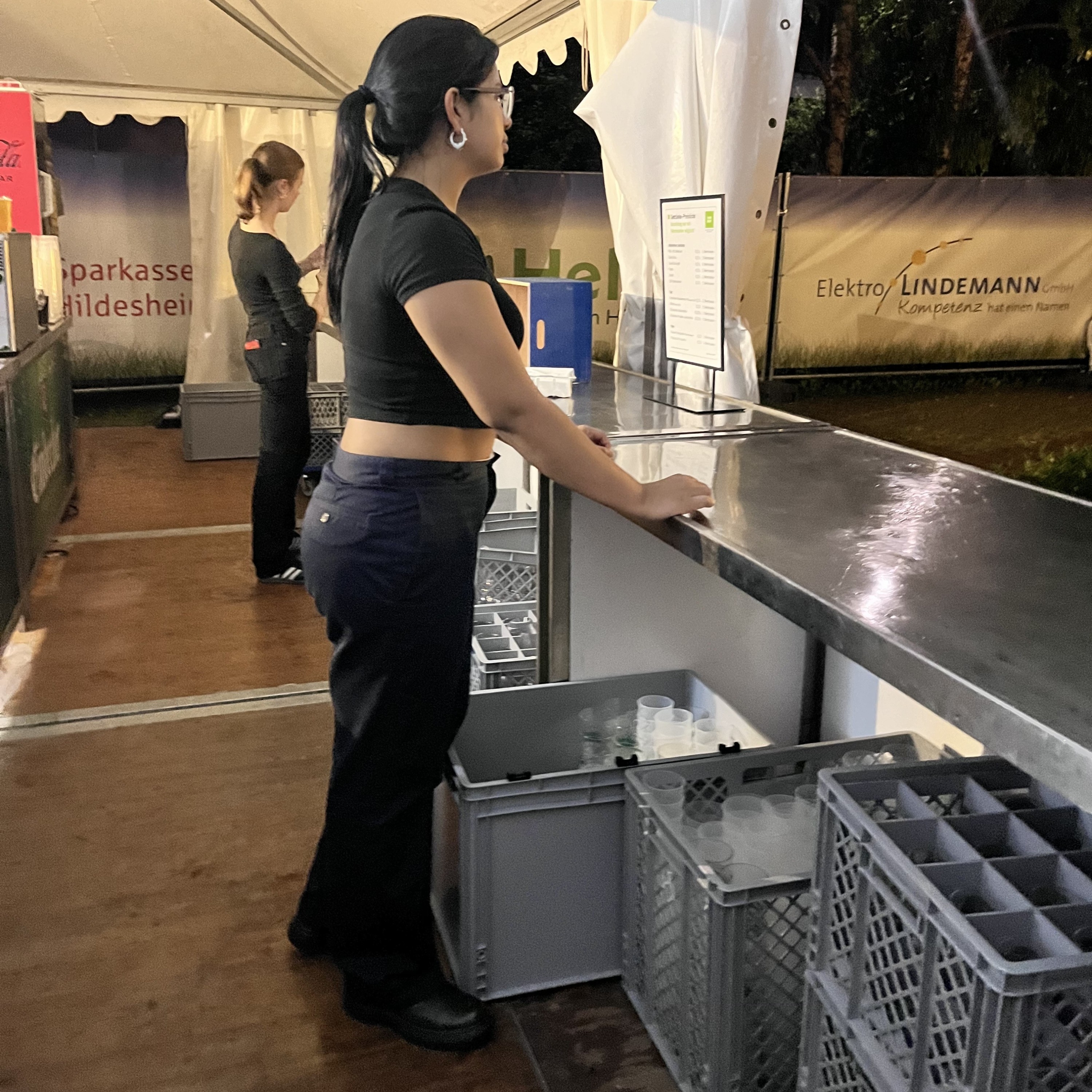Daniela Sofia bei der Arbeit