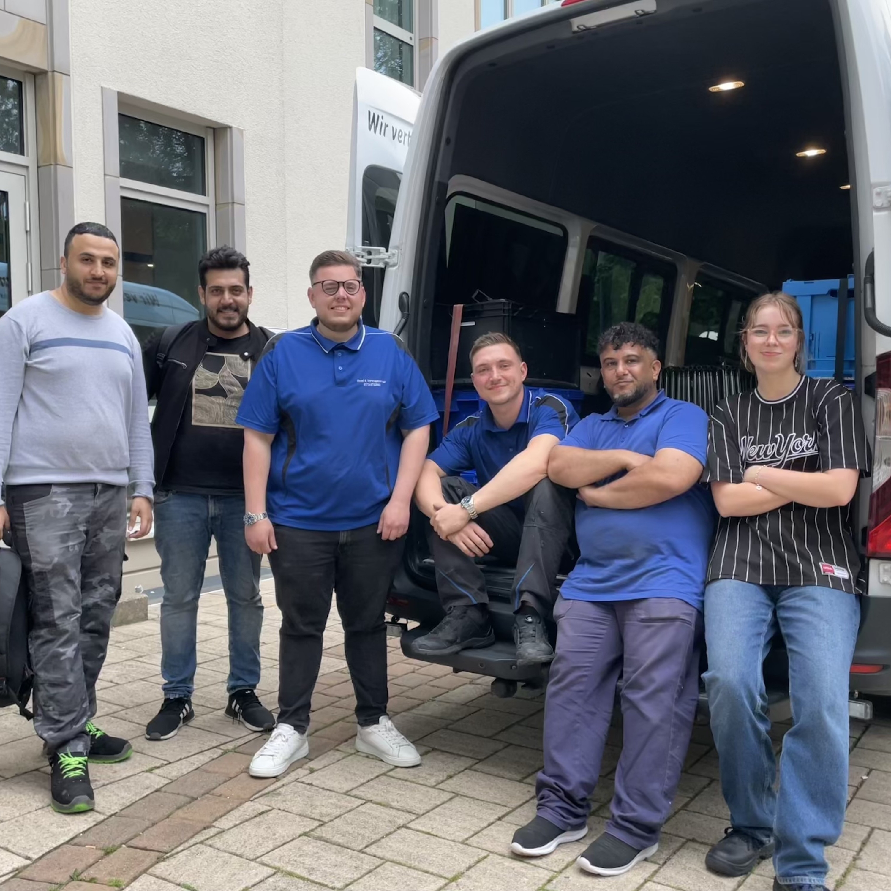 Mitarbeiter im Einsatz