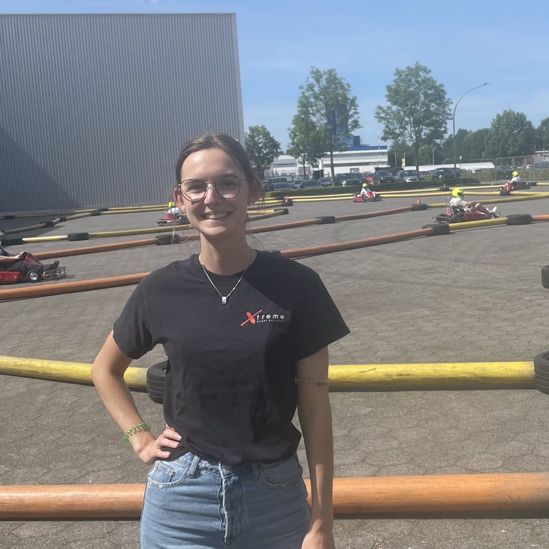 Vanessa bei der Arbeit