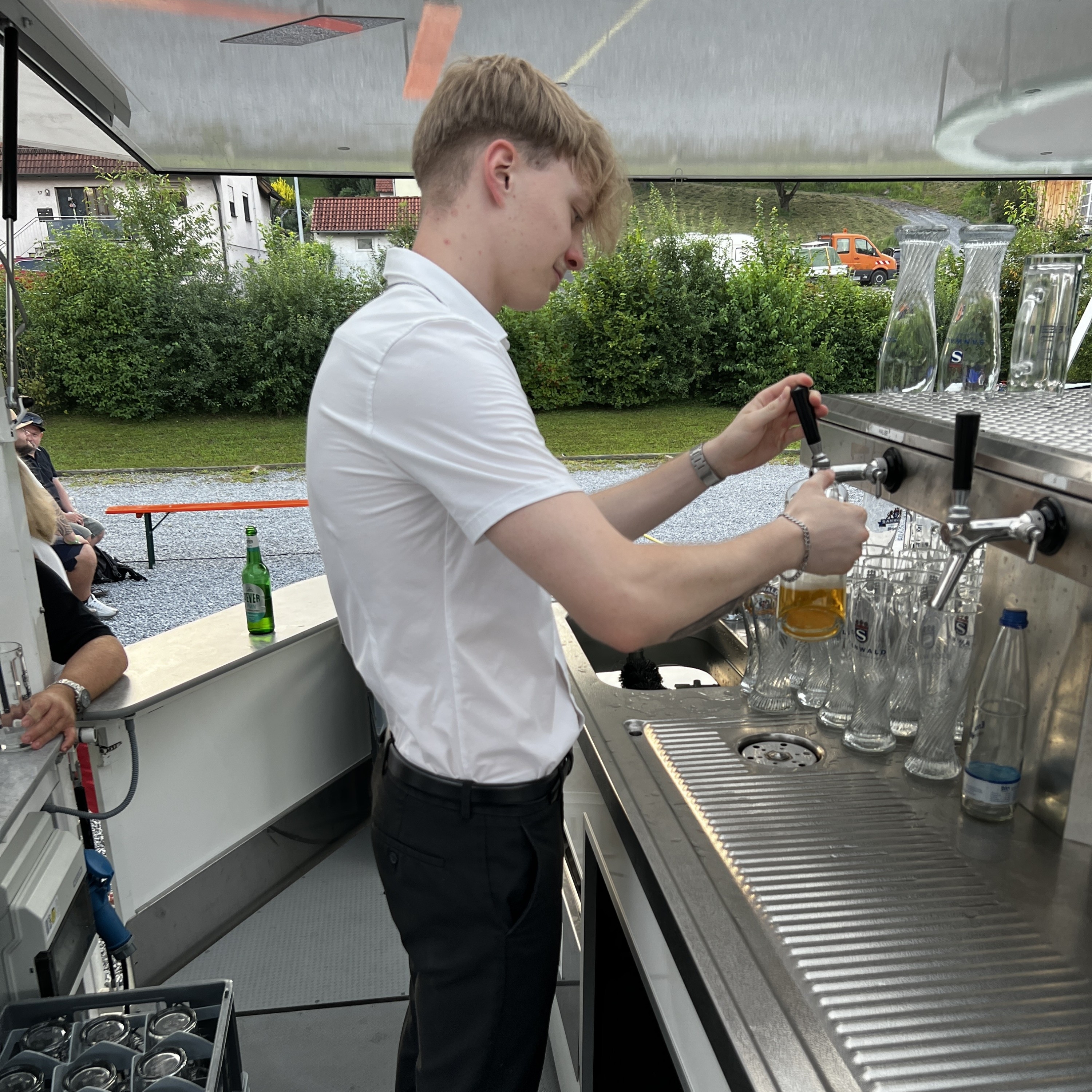 Mitarbeiter im Einsatz
