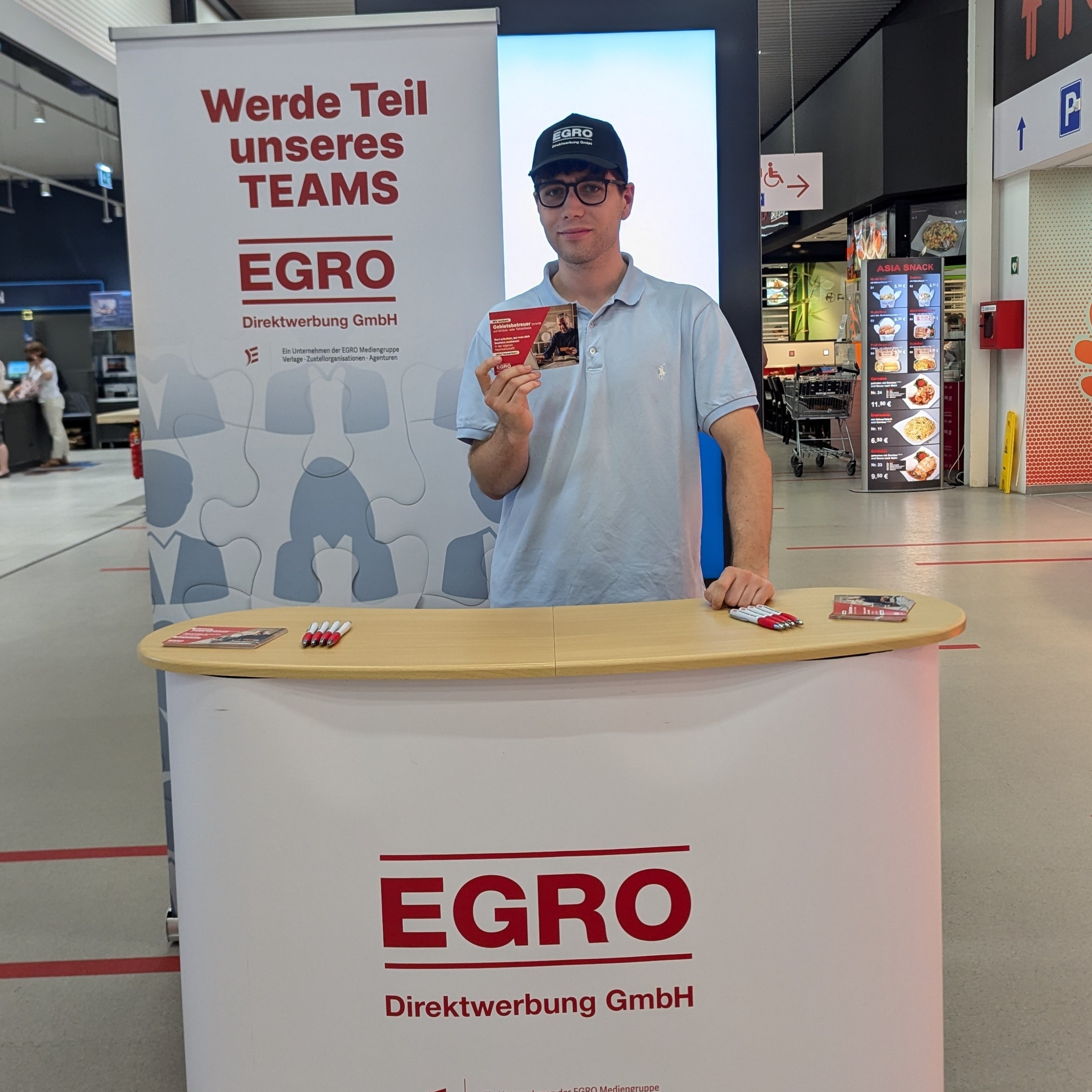 Mitarbeiter im Einsatz