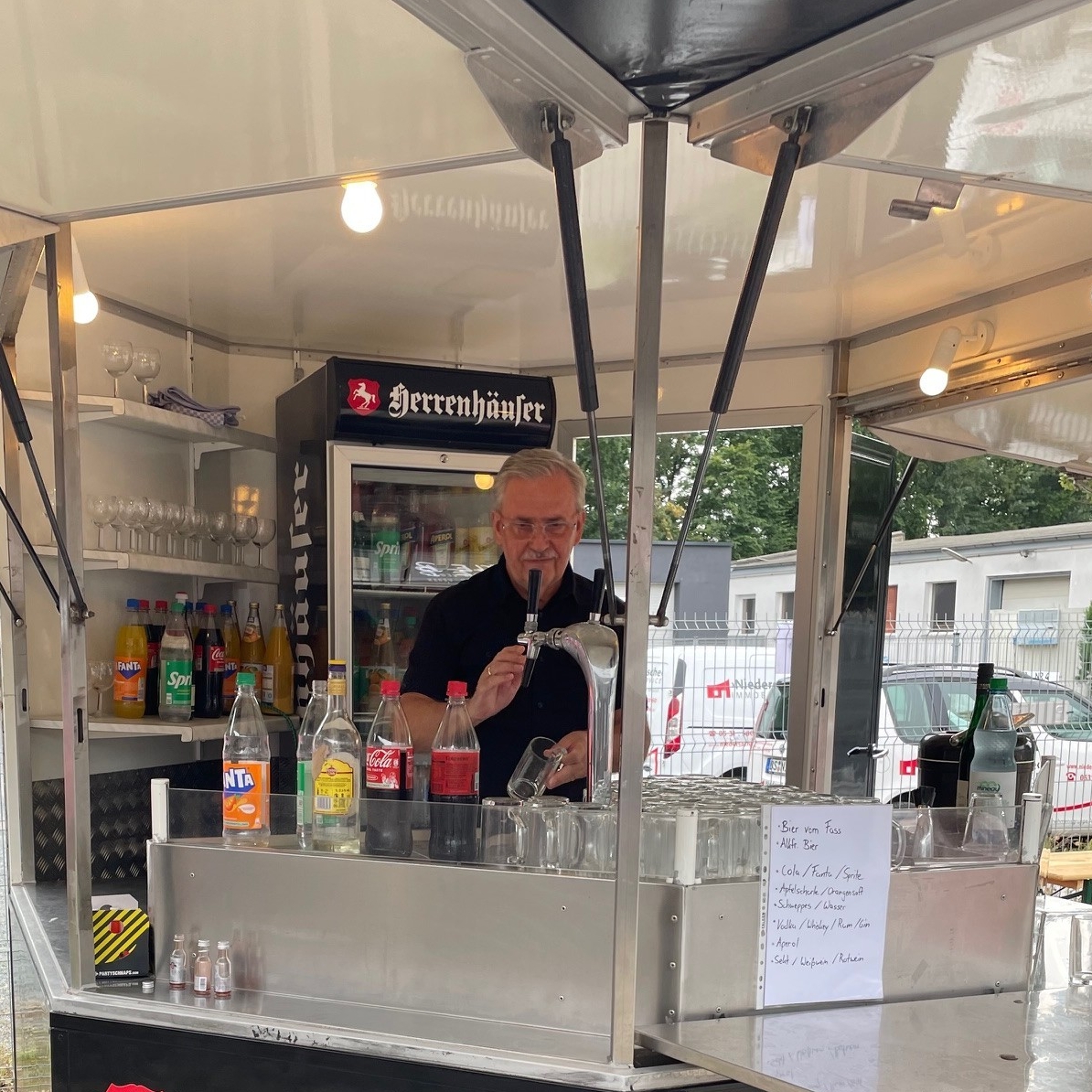 Peter bei der Arbeit