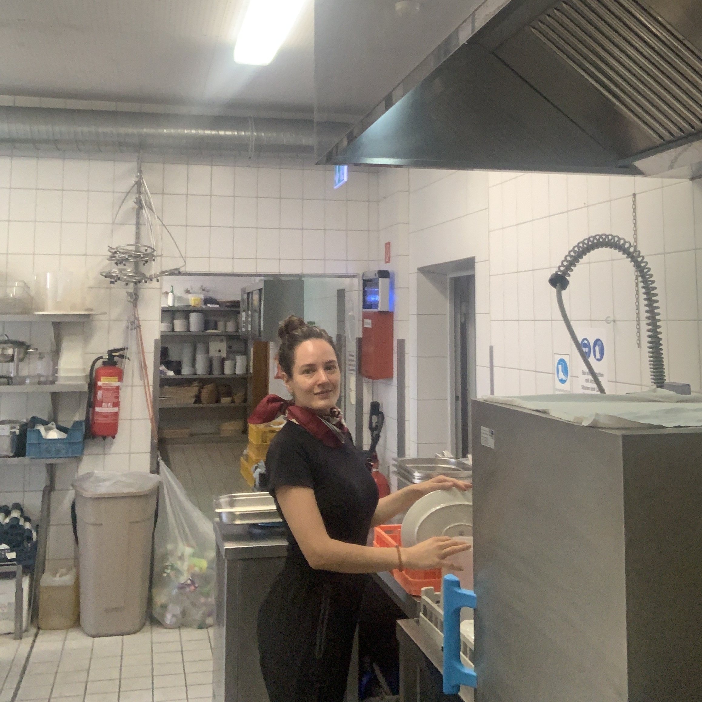 Ricarda-Laura bei der Arbeit