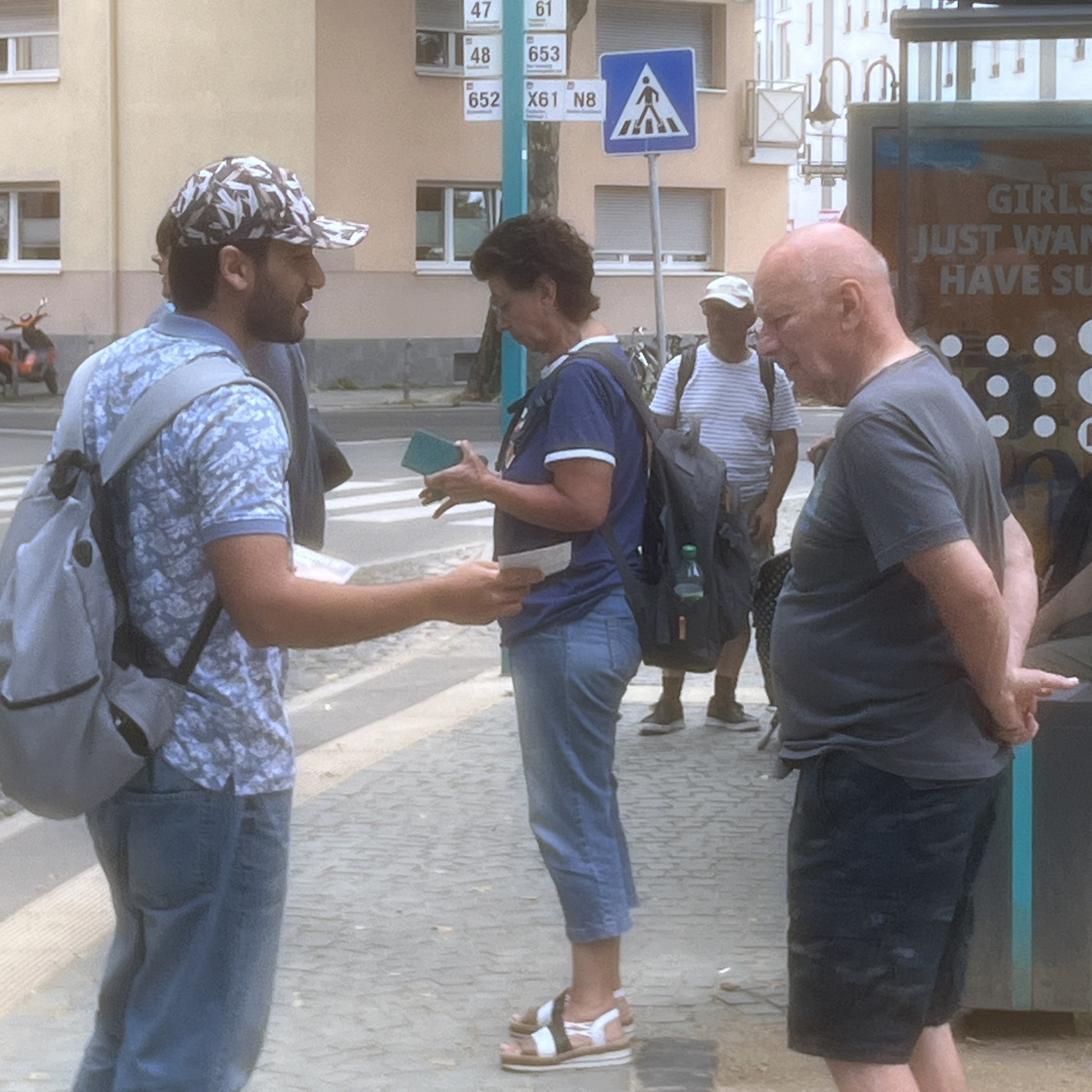 Mitarbeiter im Einsatz