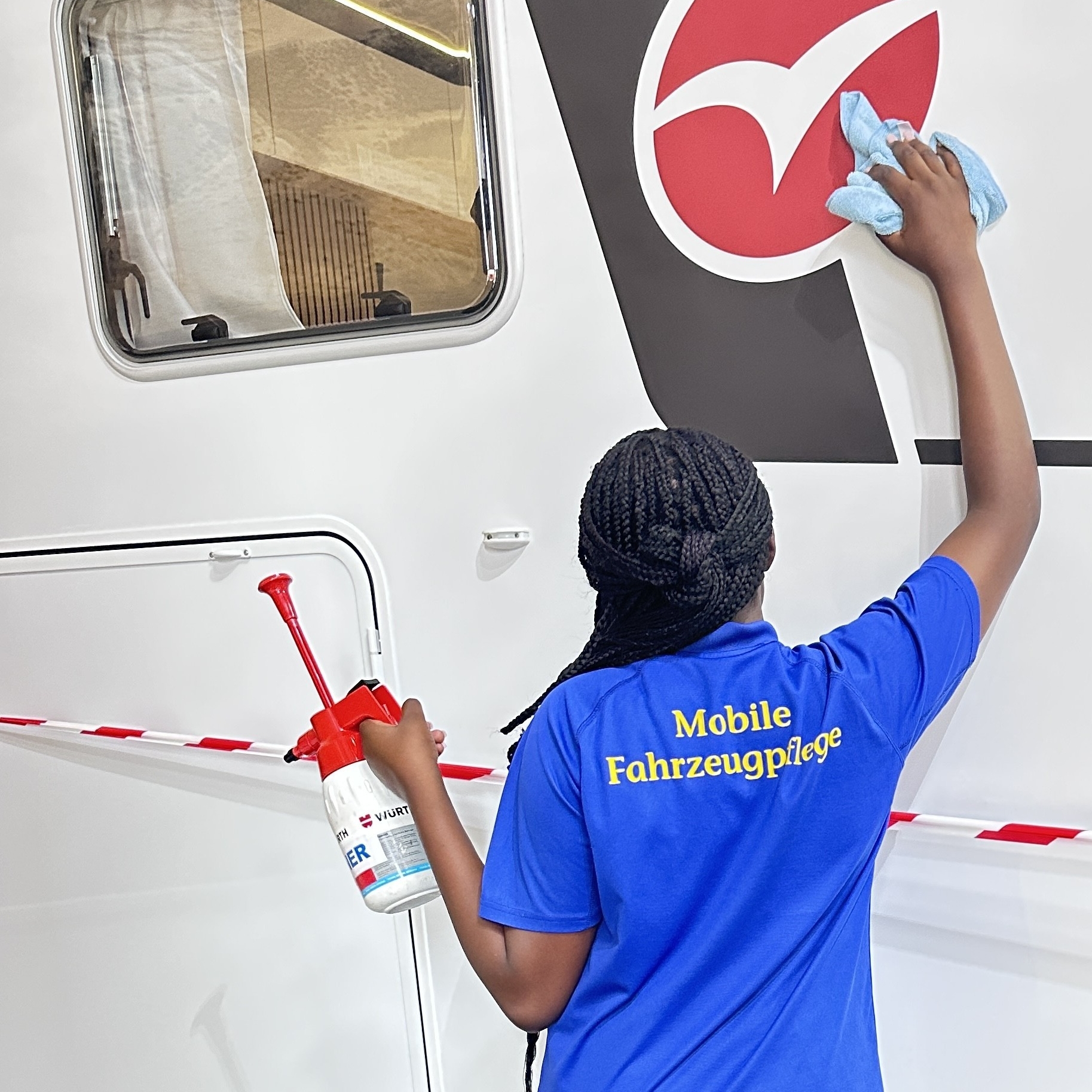 Mitarbeiter im Einsatz