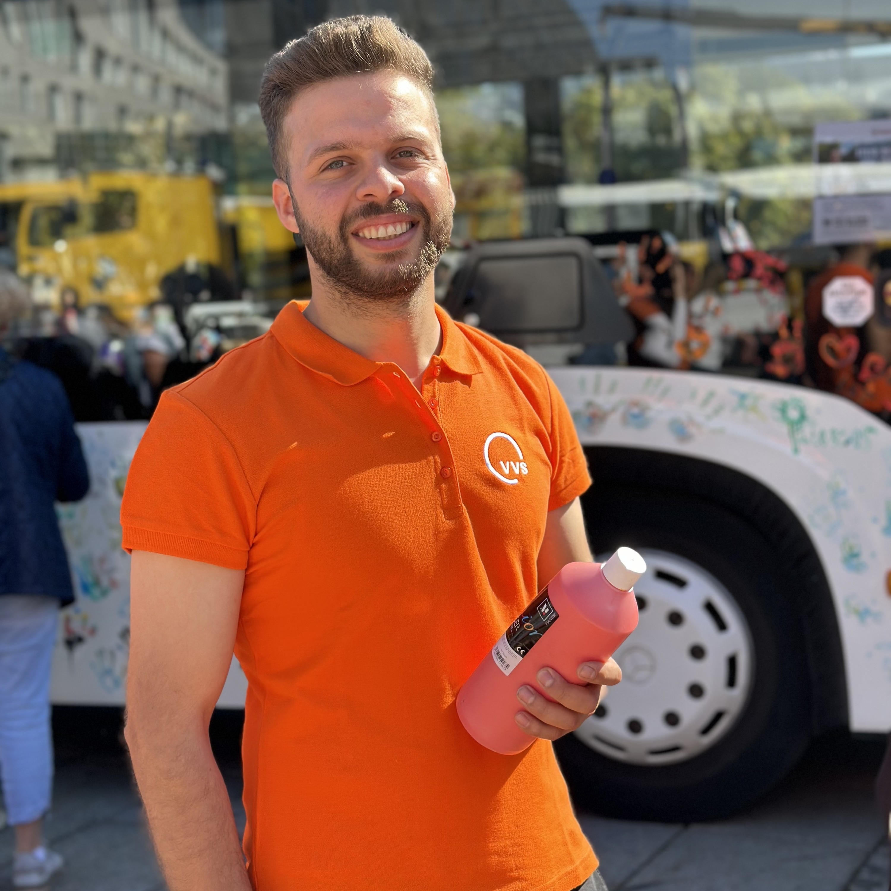 Mitarbeiter im Einsatz