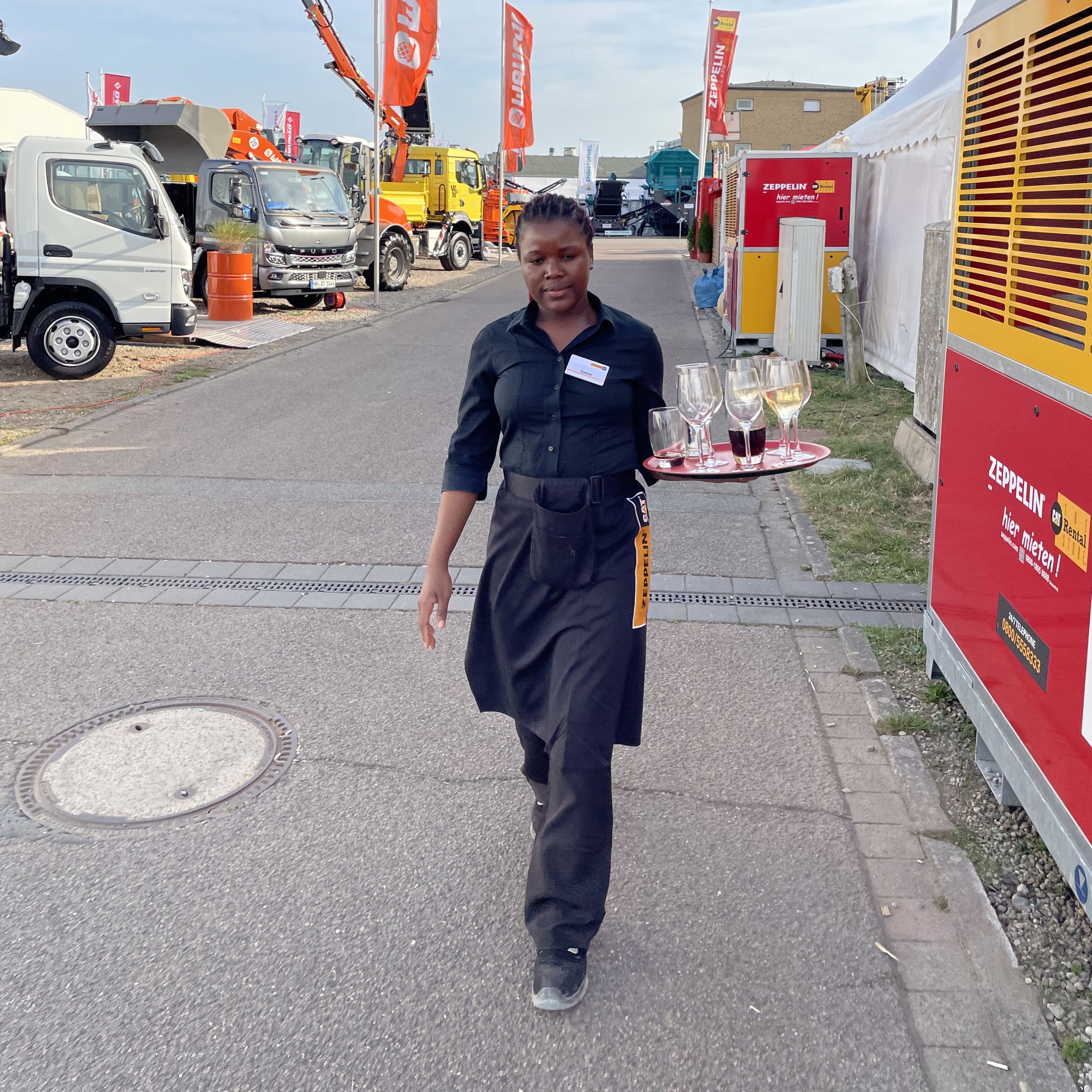 Mitarbeiter im Einsatz