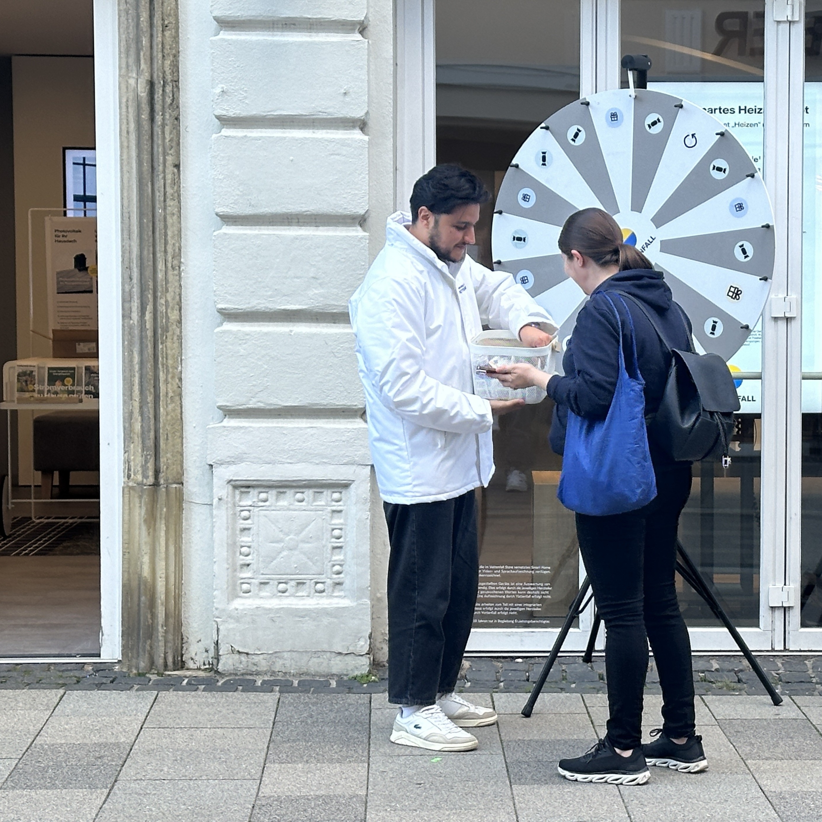 Mitarbeiter im Einsatz