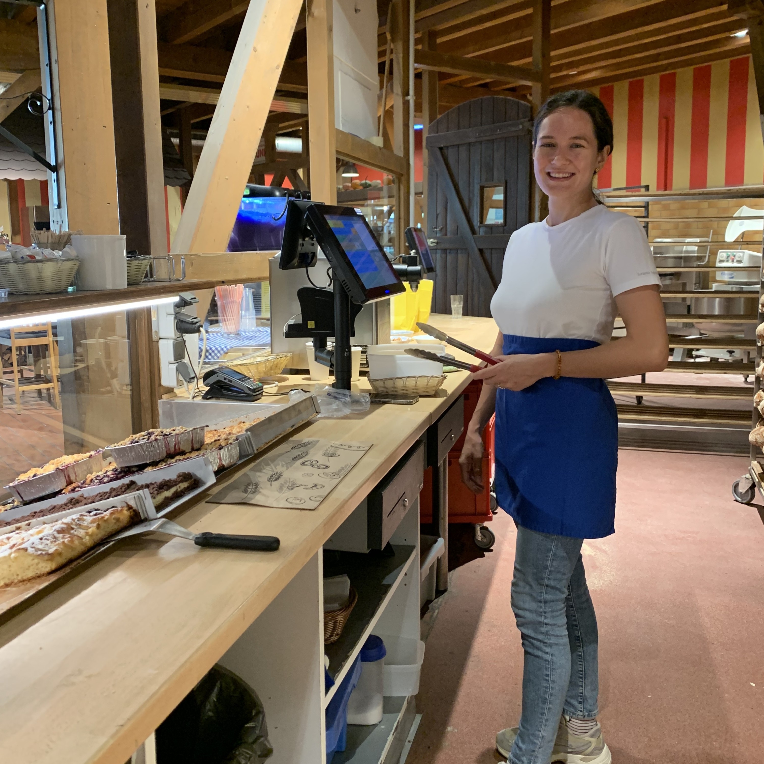 Ricarda-Laura bei der Arbeit