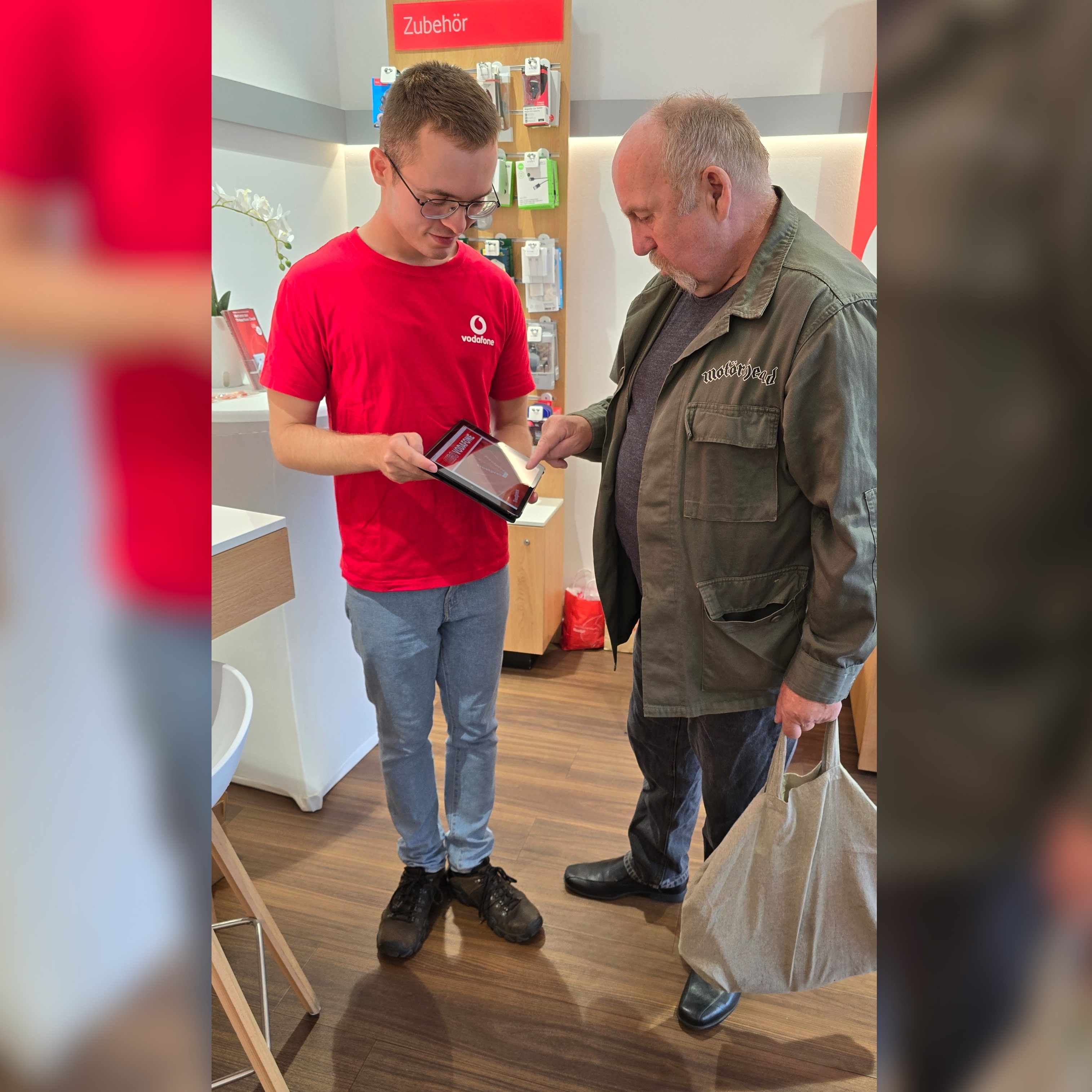 Mitarbeiter im Einsatz