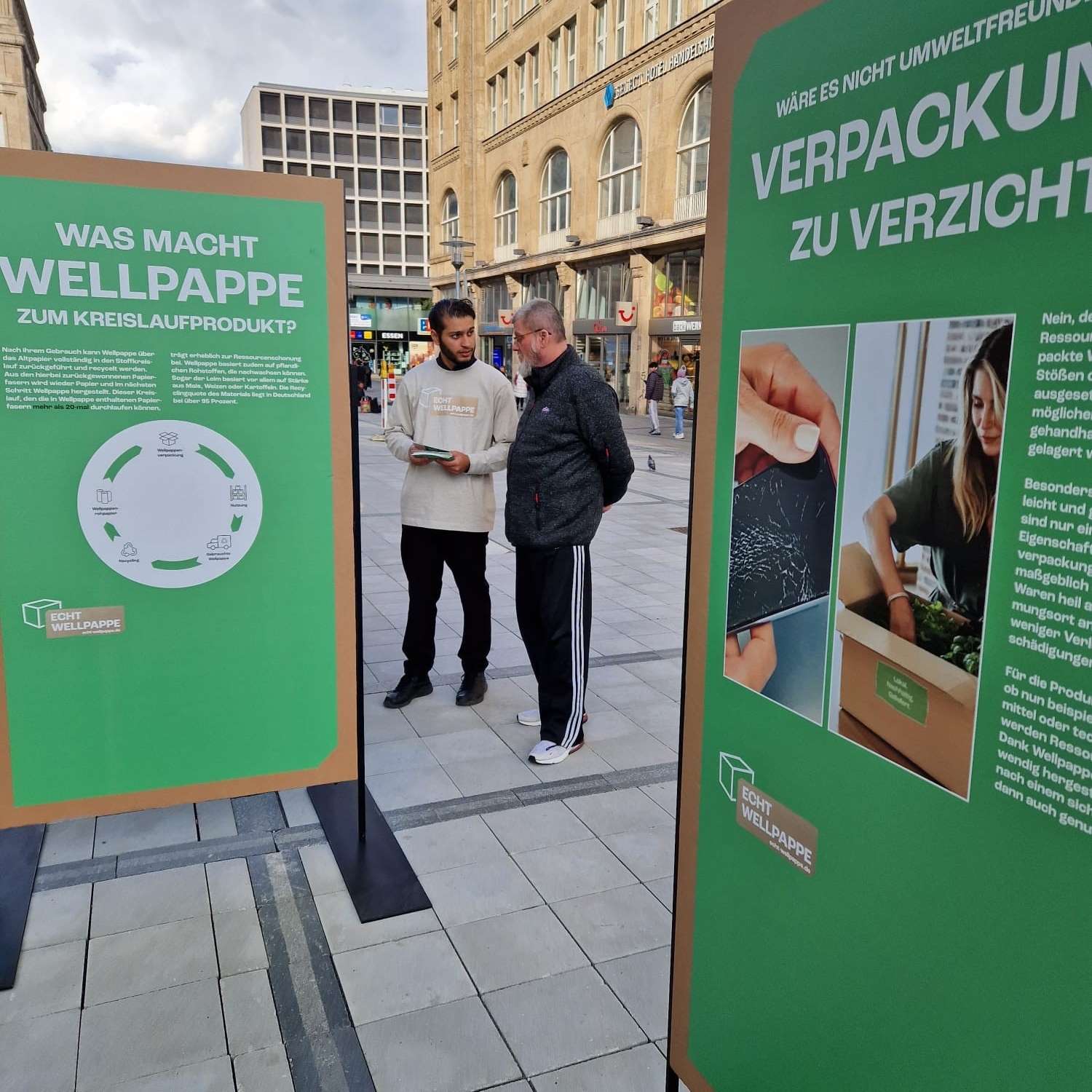 Mitarbeiter im Einsatz