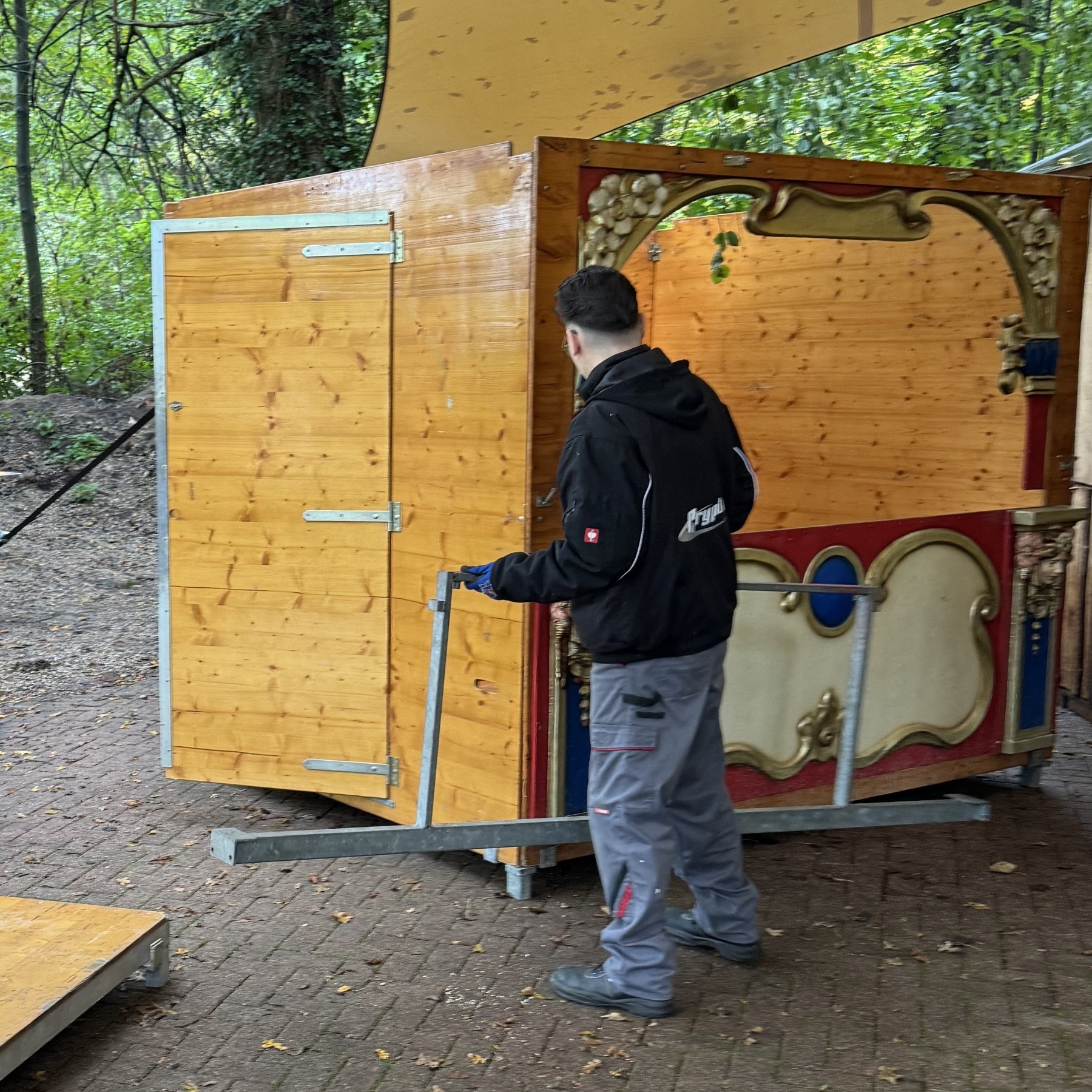 Mitarbeiter im Einsatz