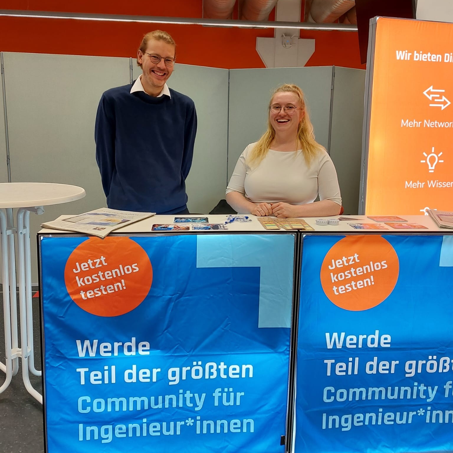 Mitarbeiter im Einsatz