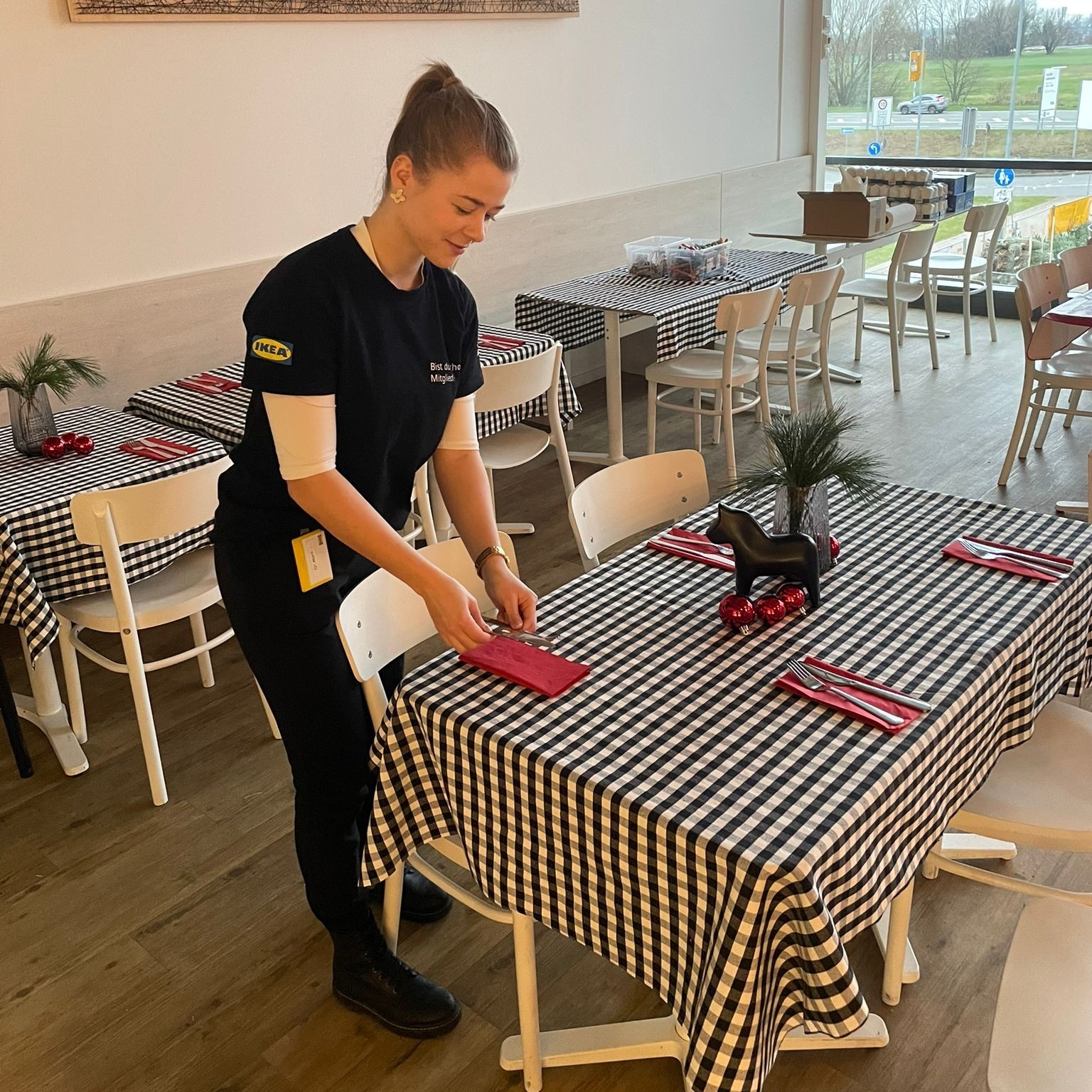 Mitarbeiter im Einsatz