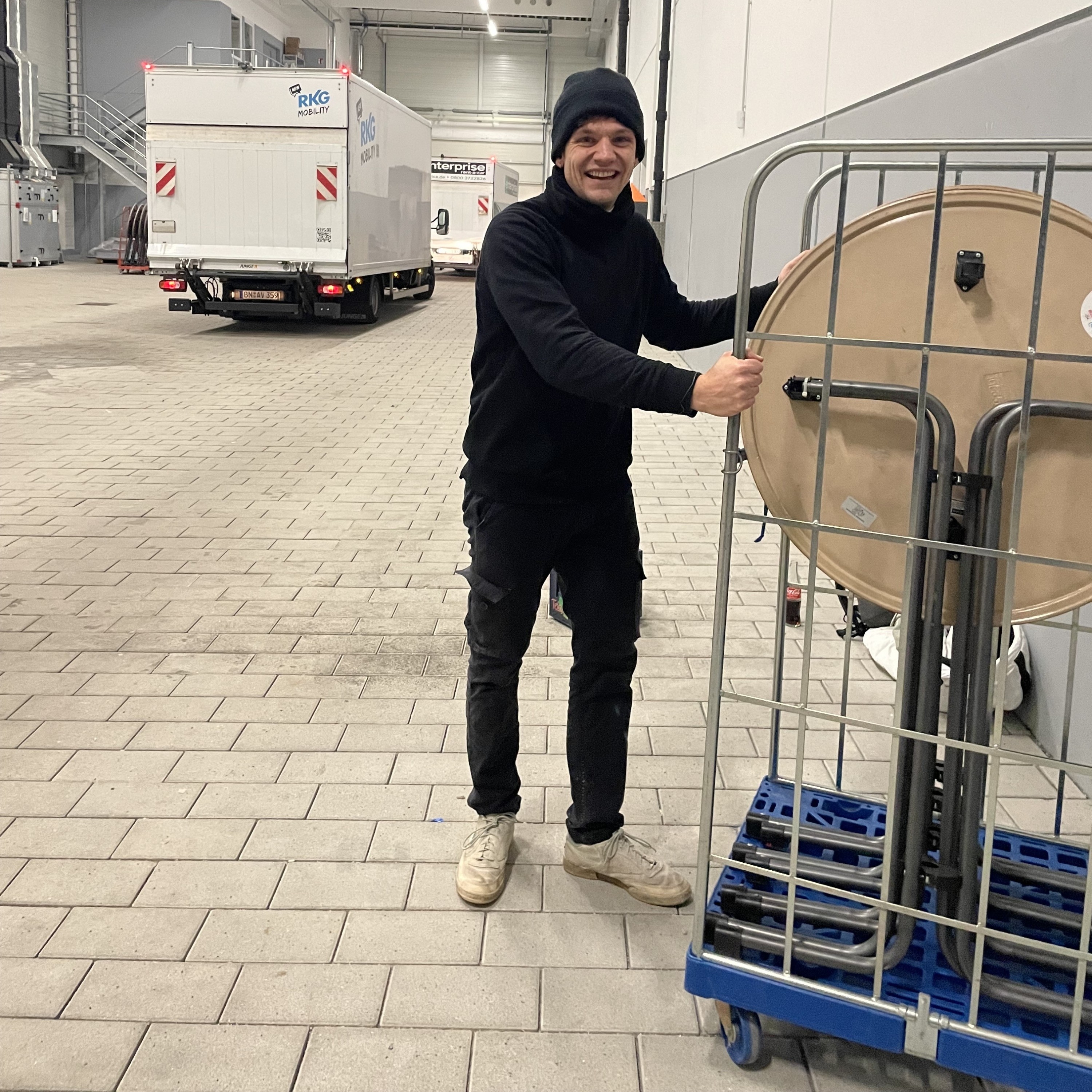 Mitarbeiter im Einsatz