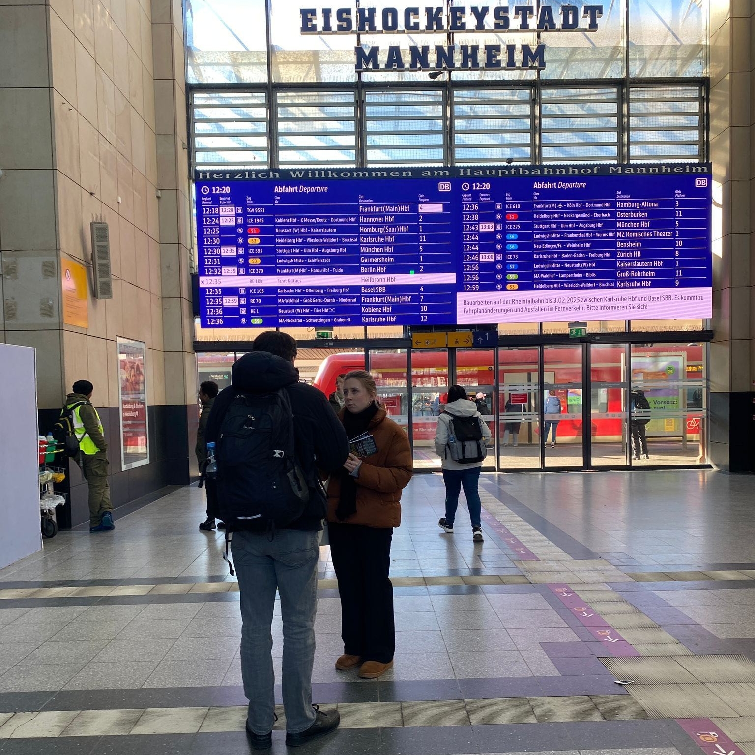 Mitarbeiter im Einsatz