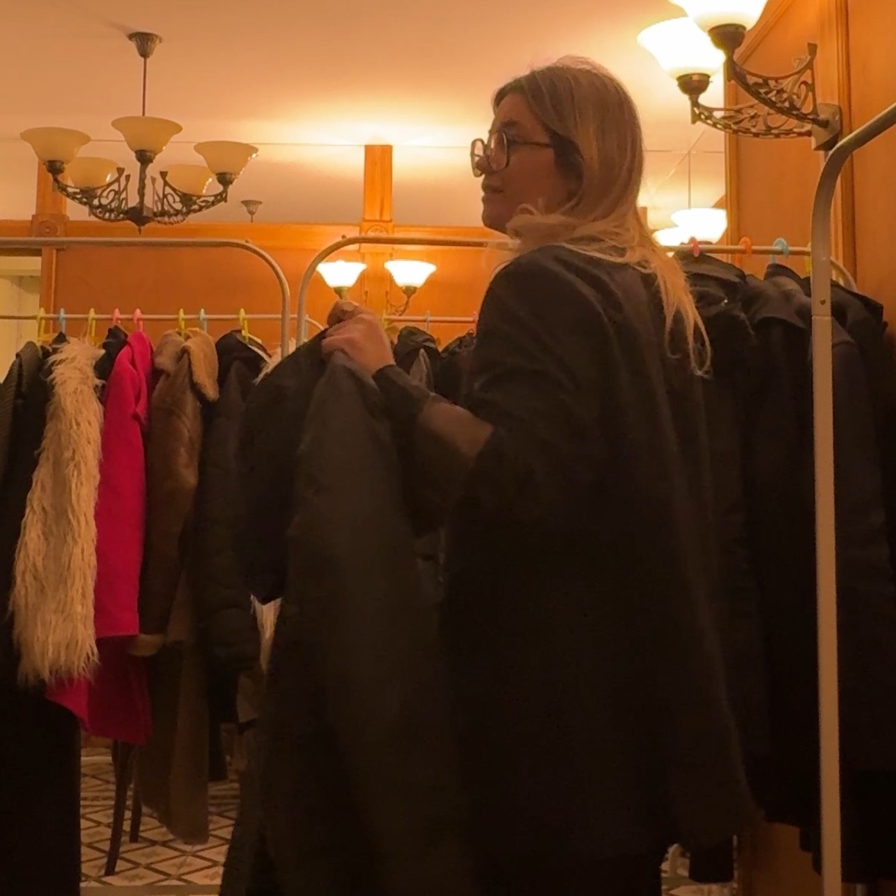 Valerie bei der Arbeit