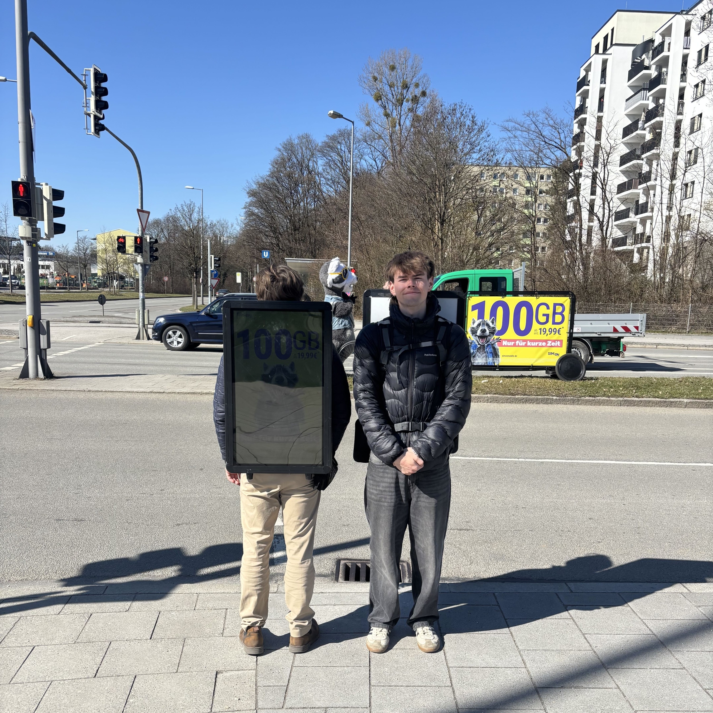 Mitarbeiter im Einsatz