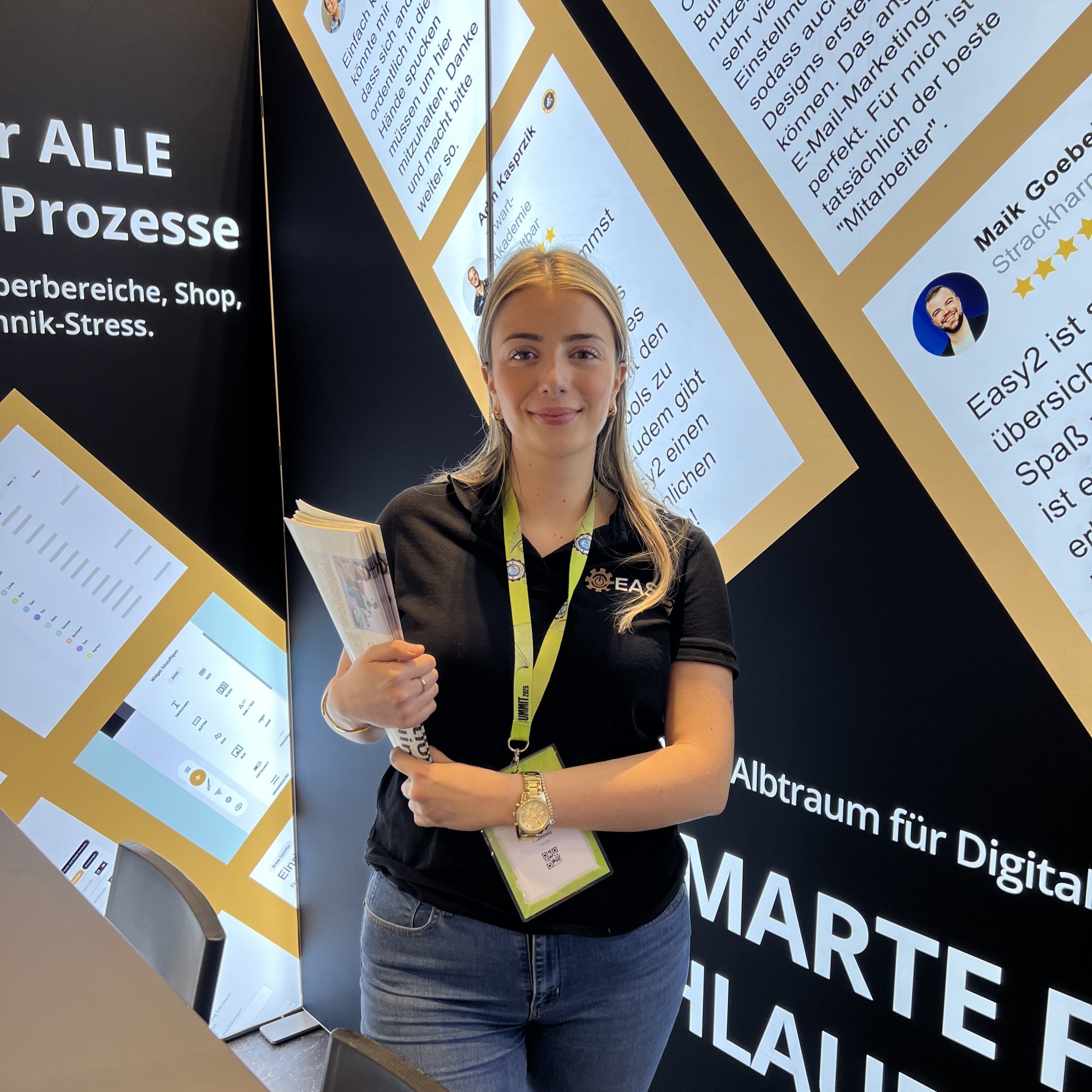Hana bei der Arbeit