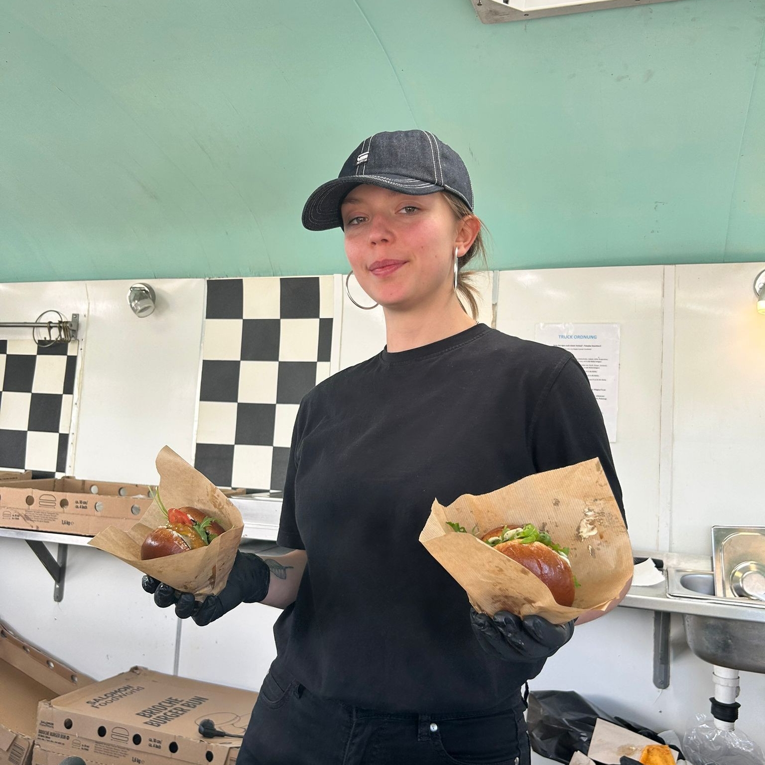 Odile bei der Arbeit