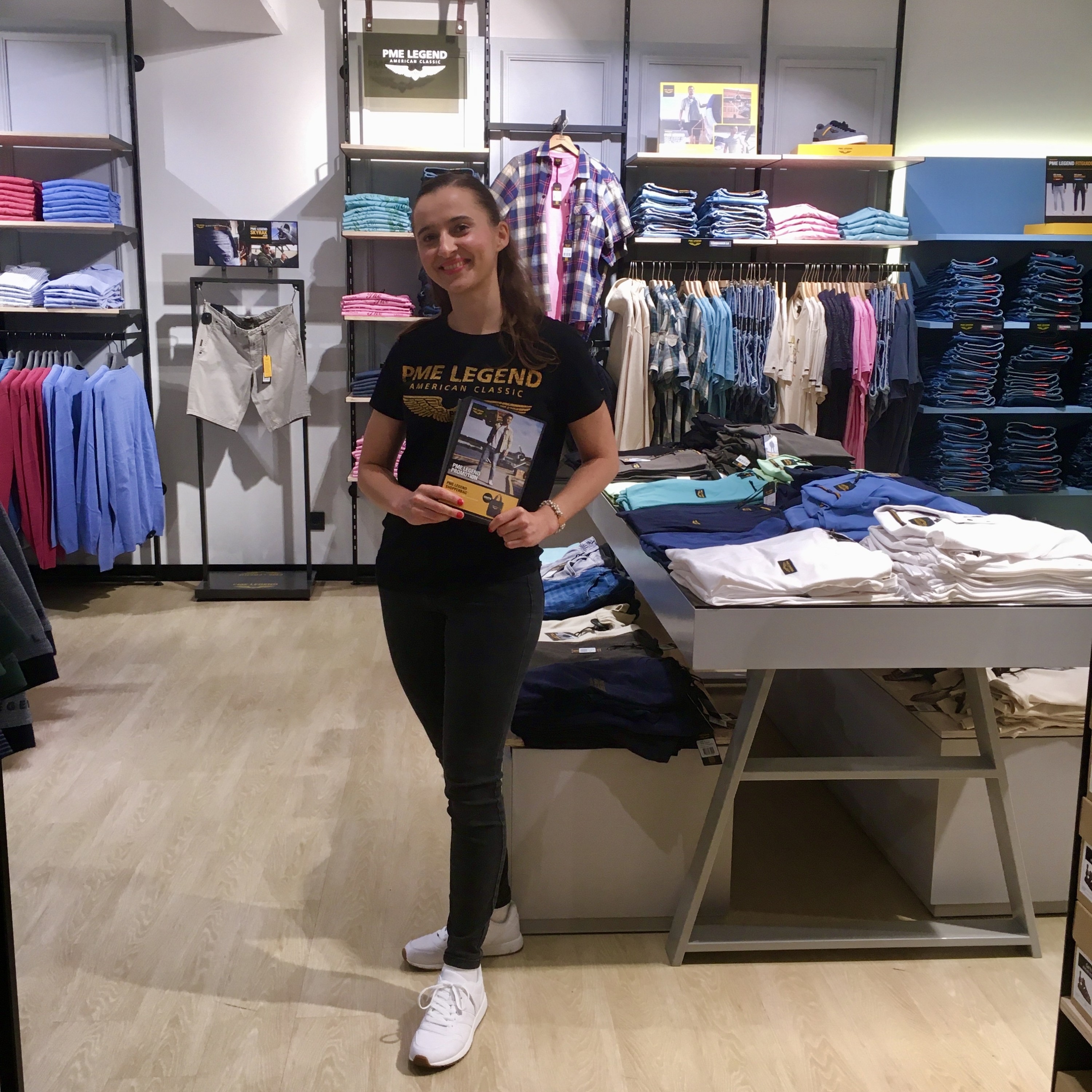 Franziska bei der Arbeit