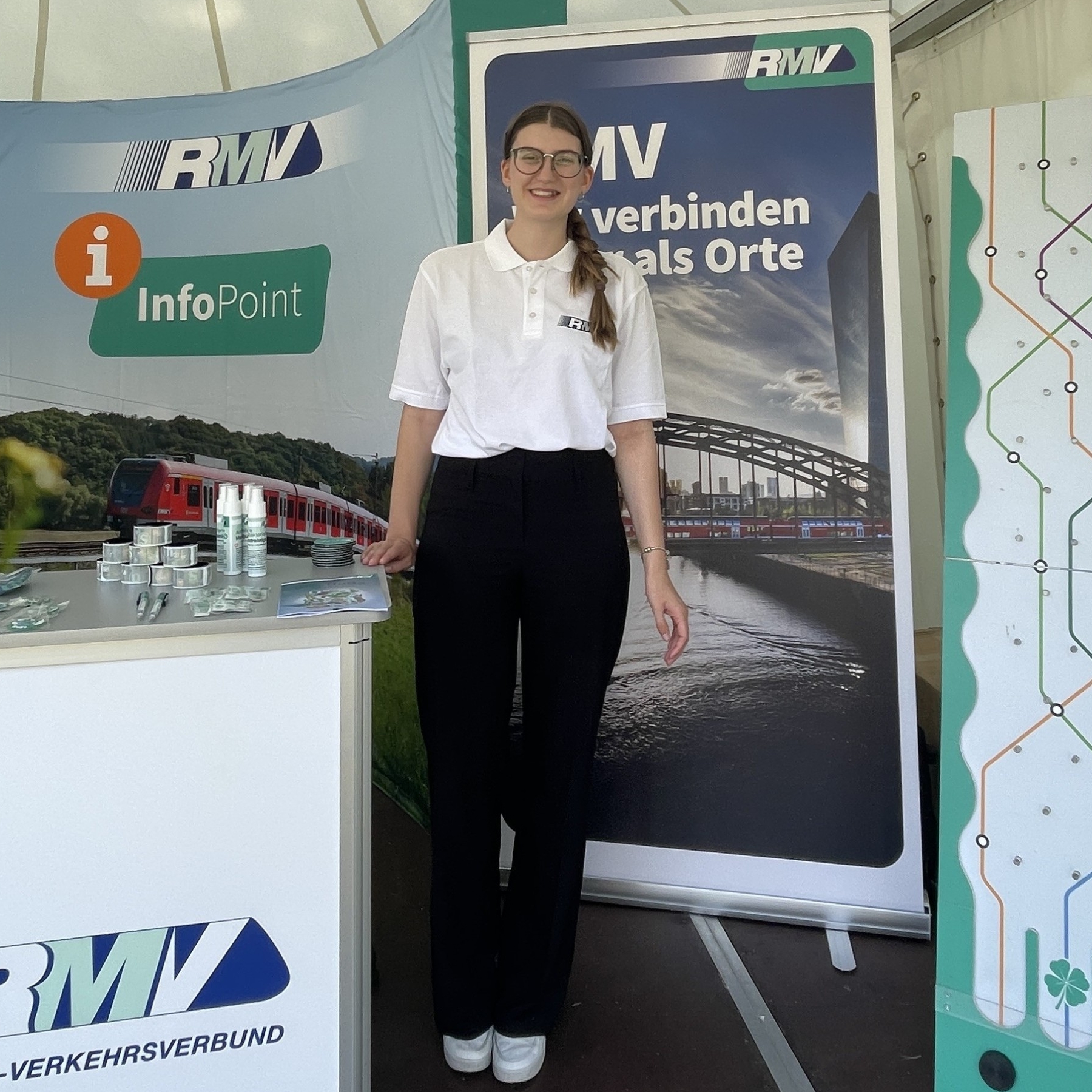 Marie bei der Arbeit