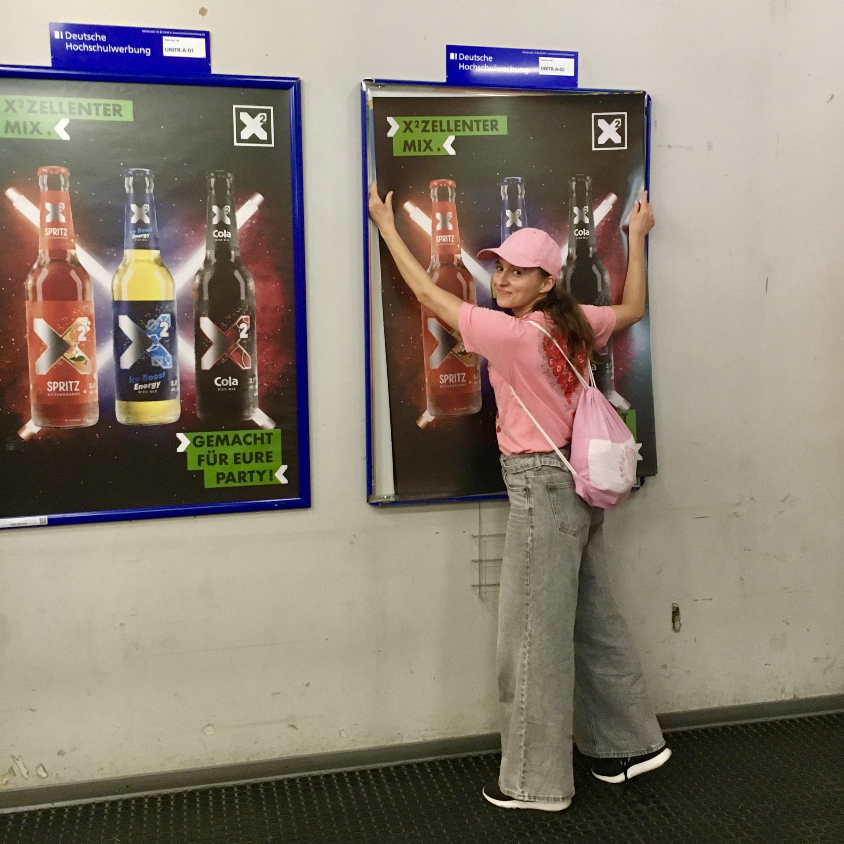 Franziska bei der Arbeit