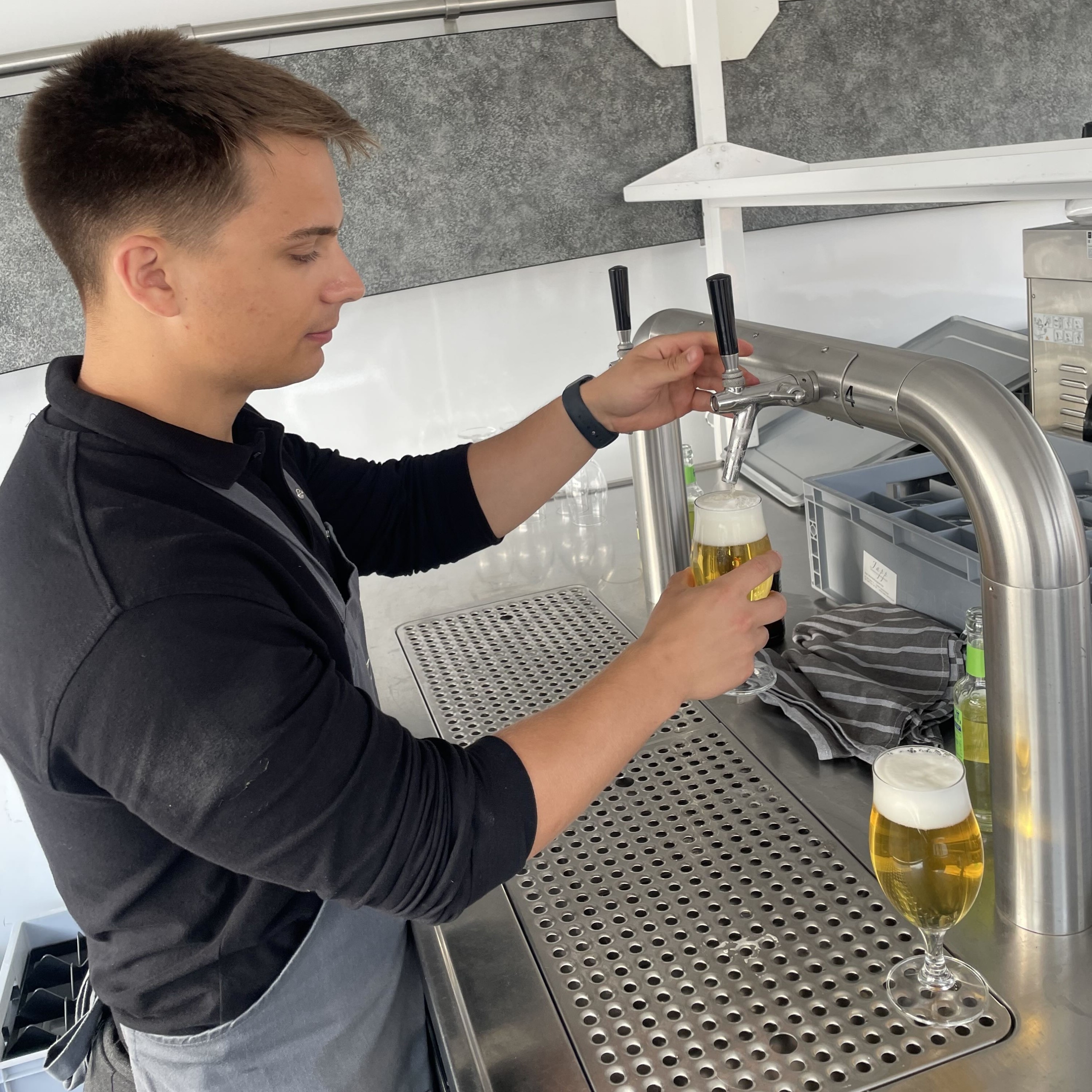 Mitarbeiter im Einsatz