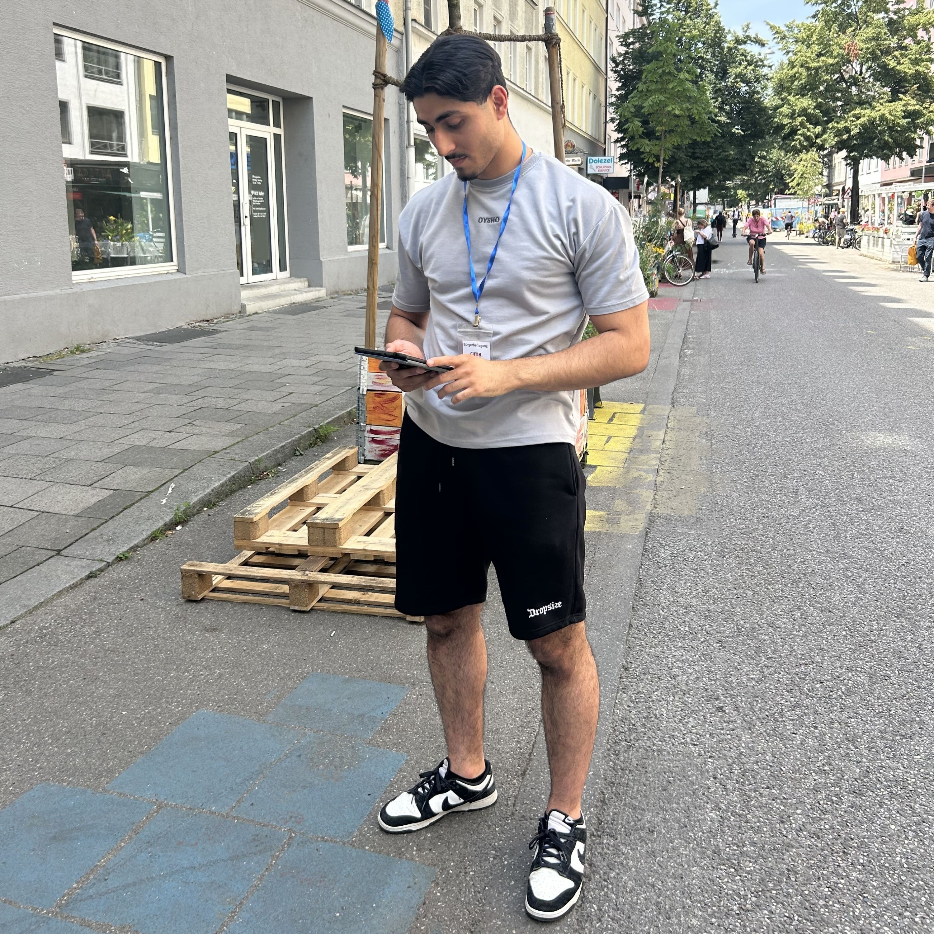 Mitarbeiter im Einsatz
