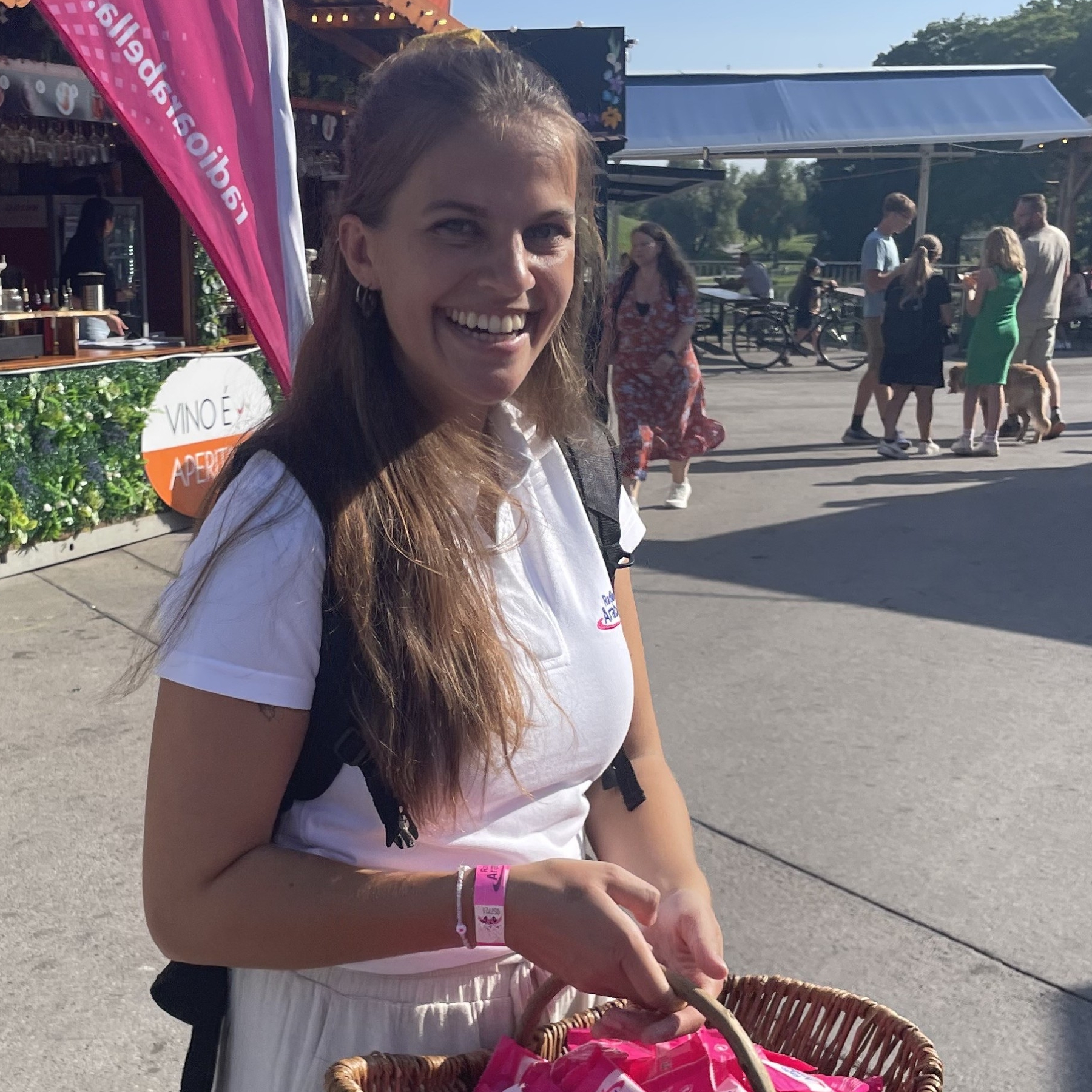 Rahel bei der Arbeit