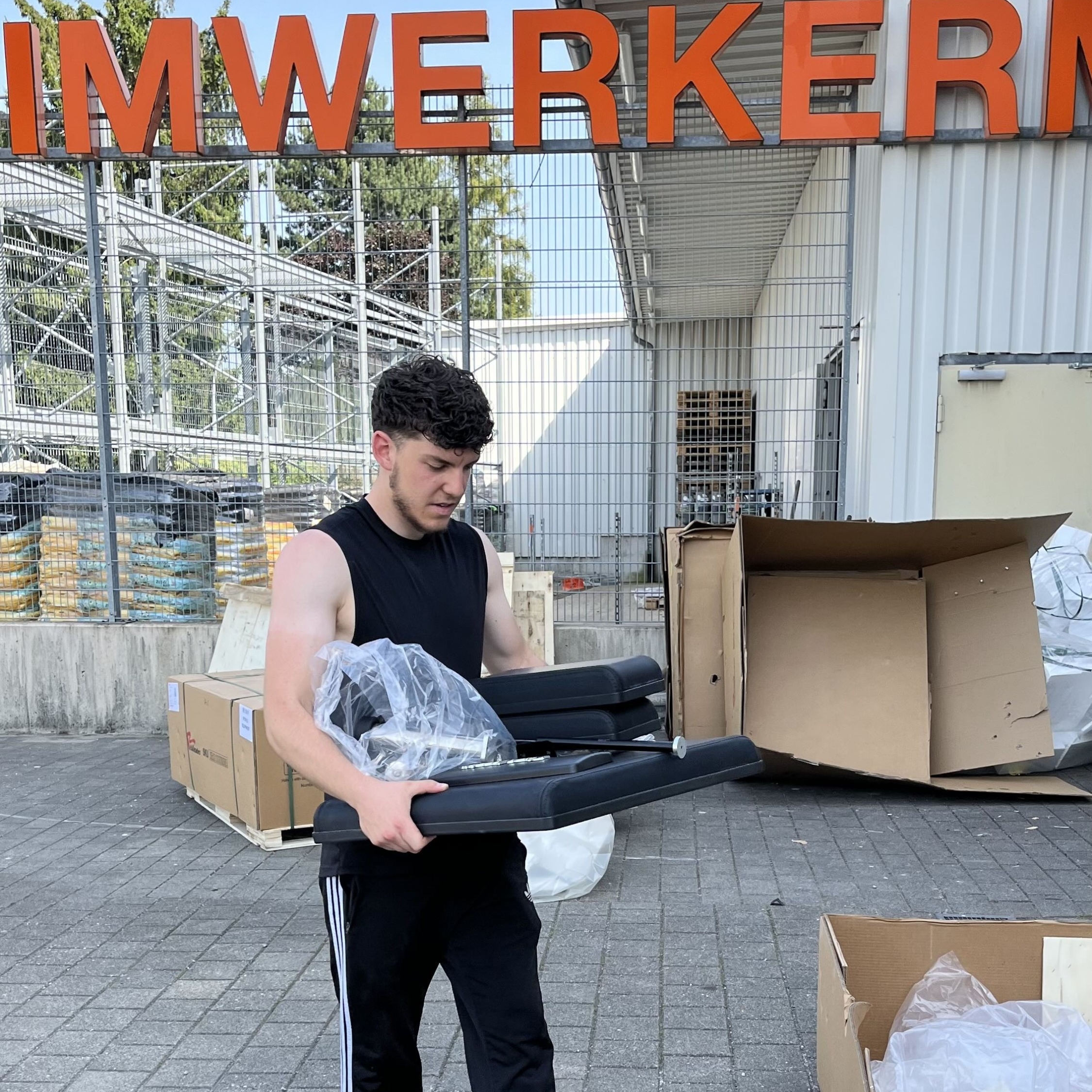 Mitarbeiter im Einsatz