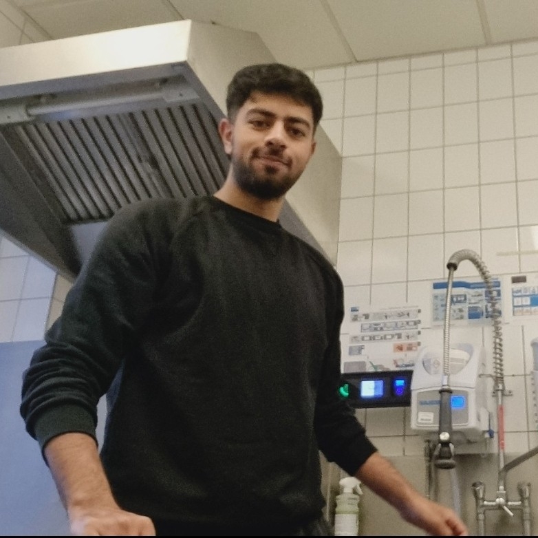 Abdul Basith bei der Arbeit