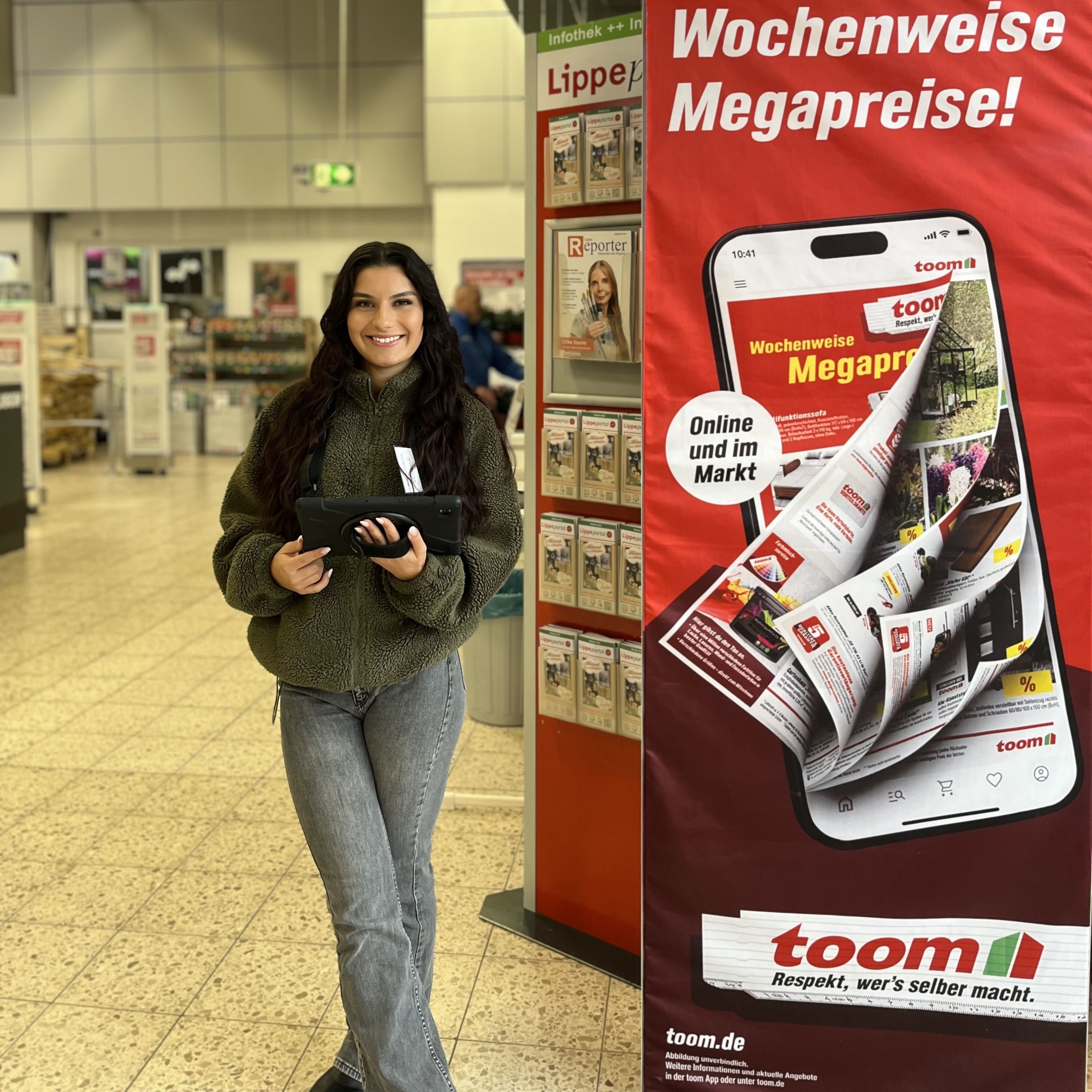 Mitarbeiter im Einsatz
