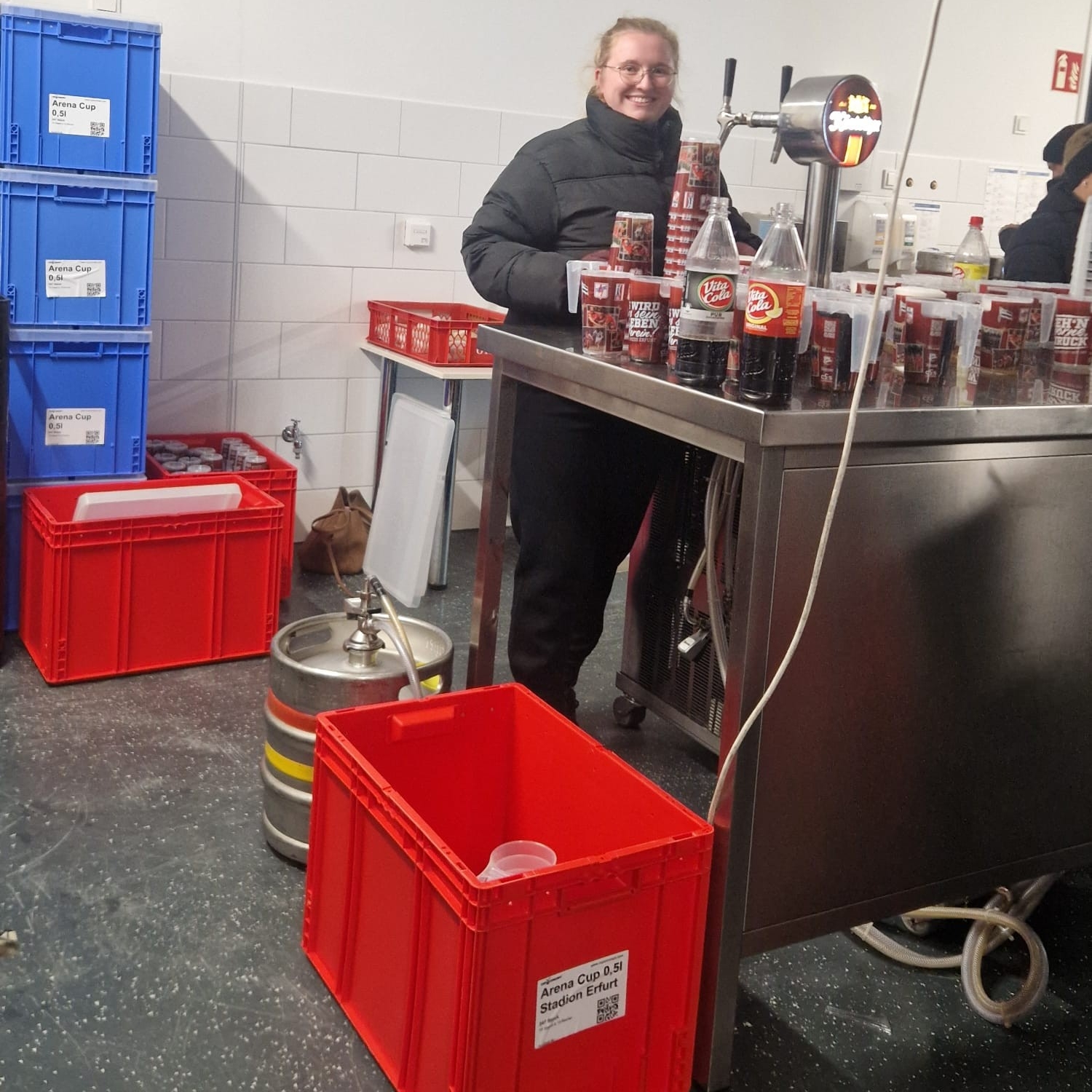 Mitarbeiter im Einsatz