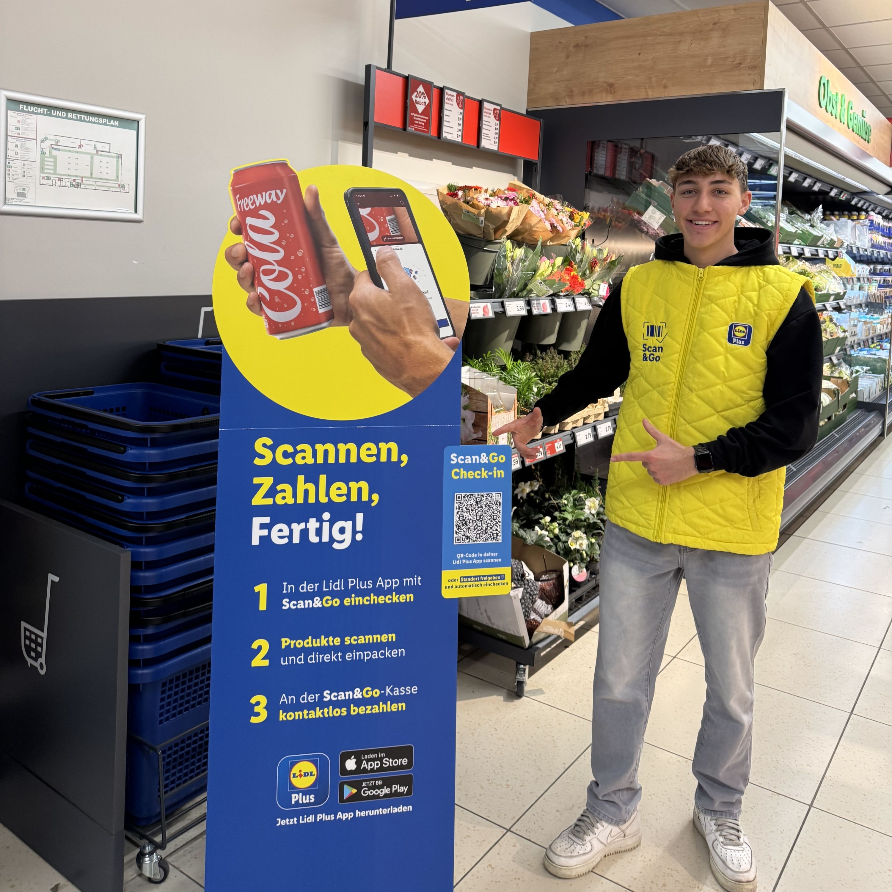 Mitarbeiter im Einsatz