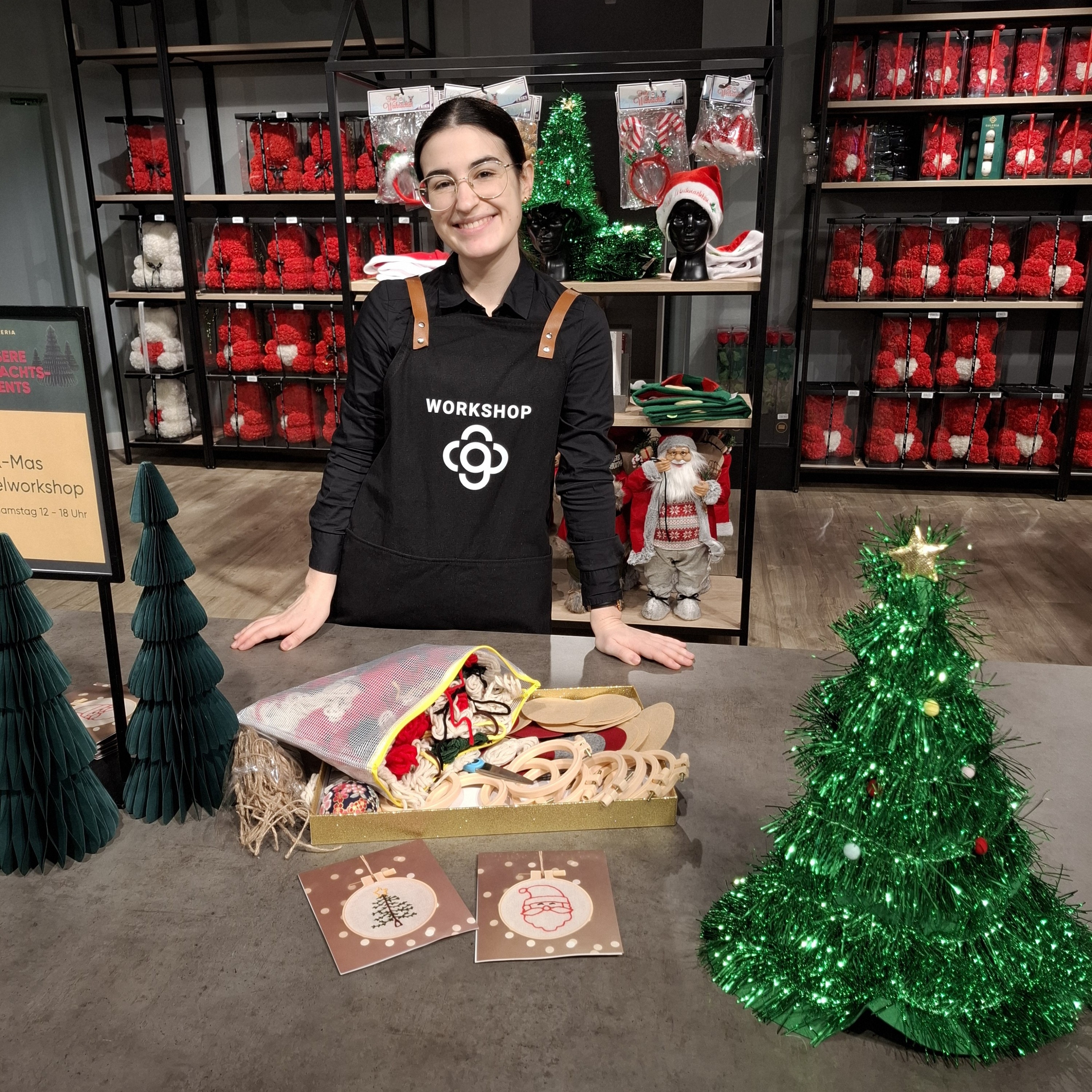 Alexandra bei der Arbeit