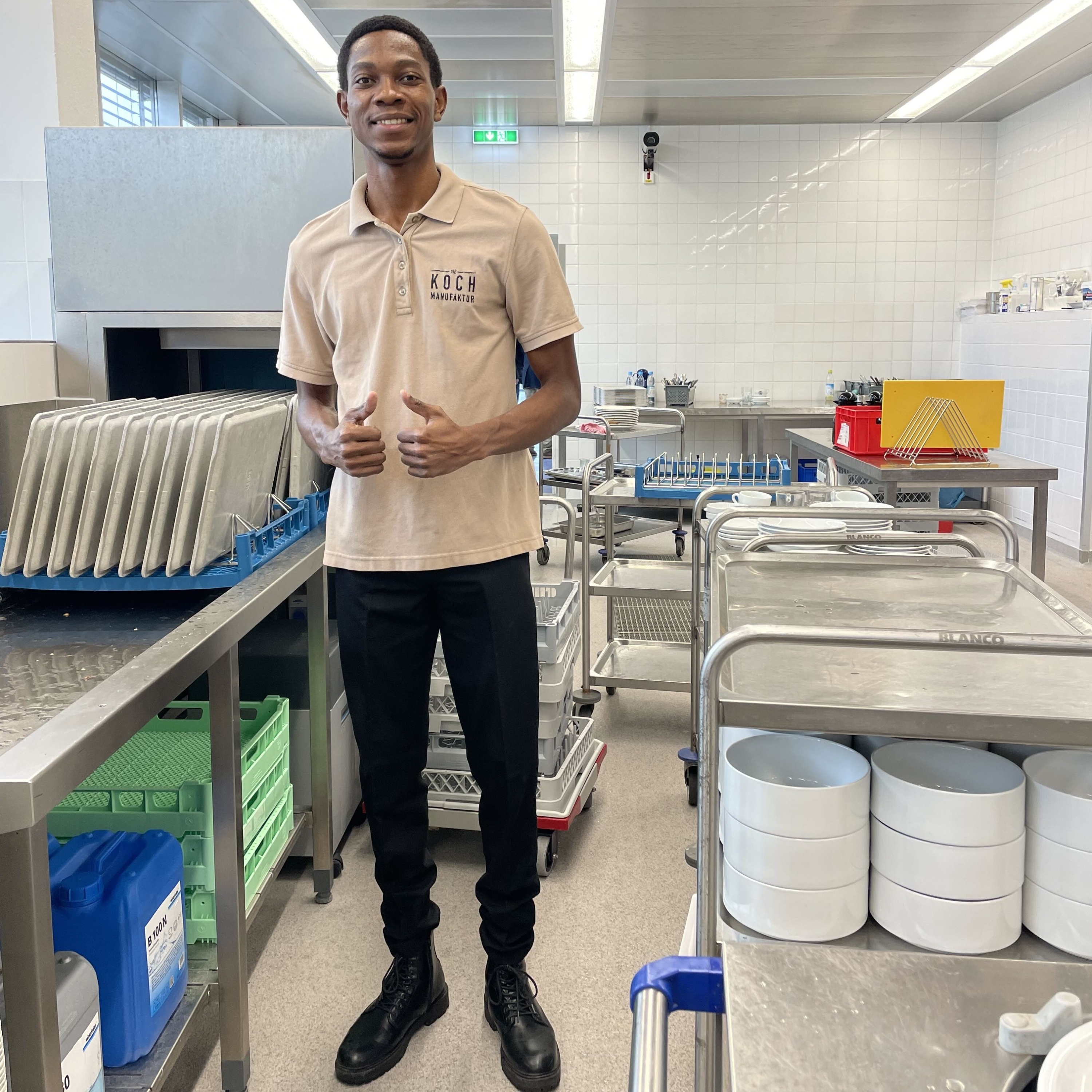 Cyrille Elisée bei der Arbeit