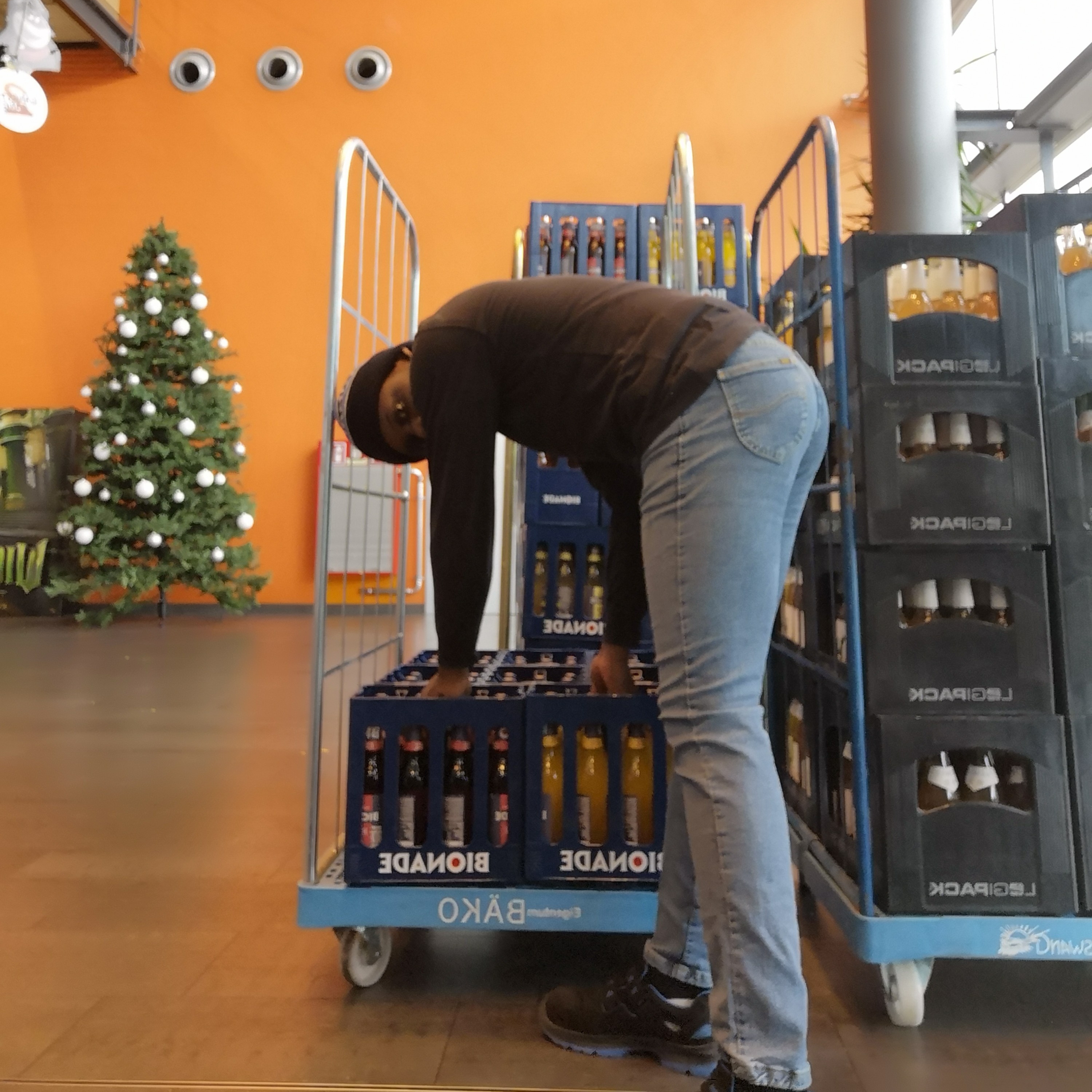 Mitarbeiter im Einsatz