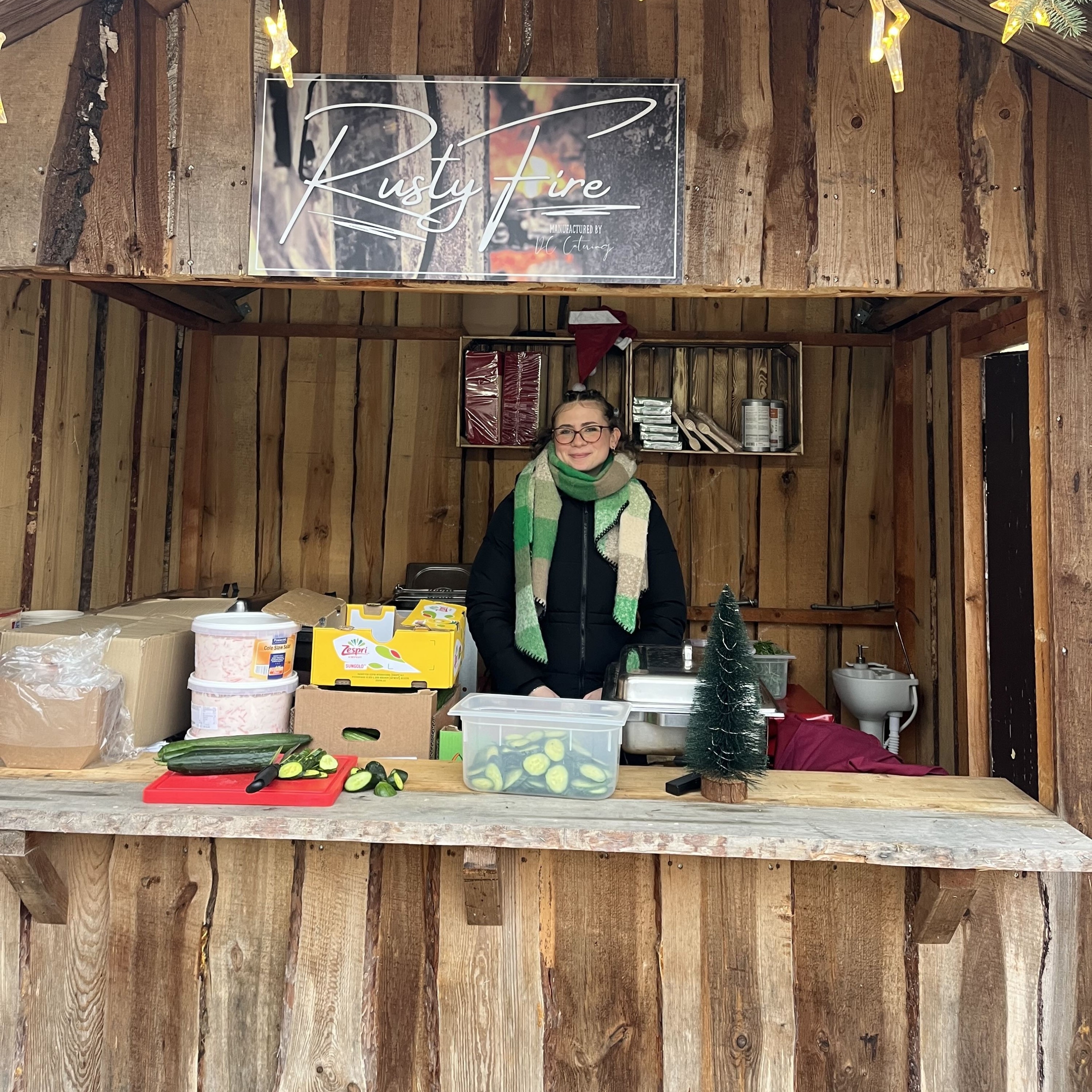 Marie-Sophie bei der Arbeit