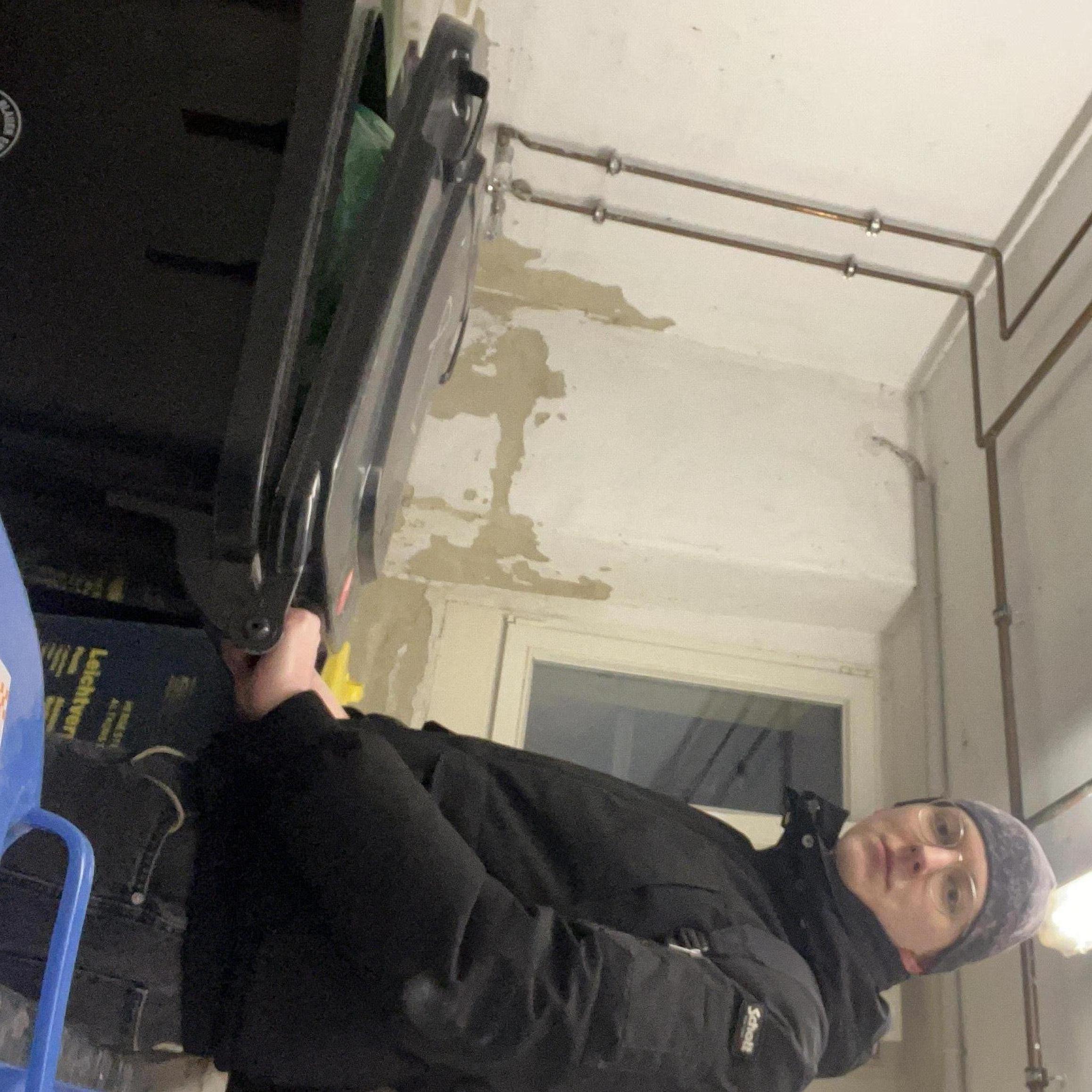 Philip Vincent bei der Arbeit