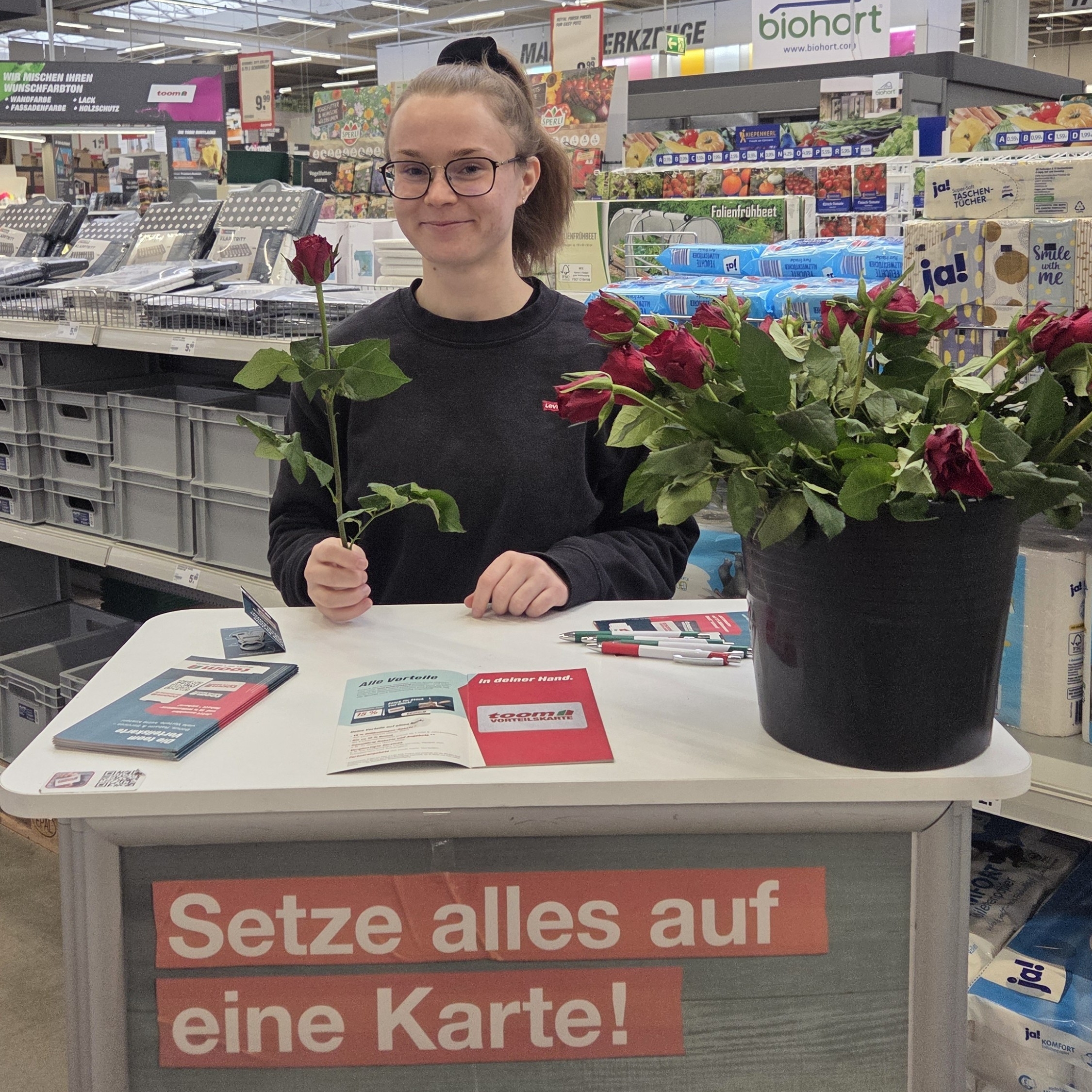 Mitarbeiter im Einsatz