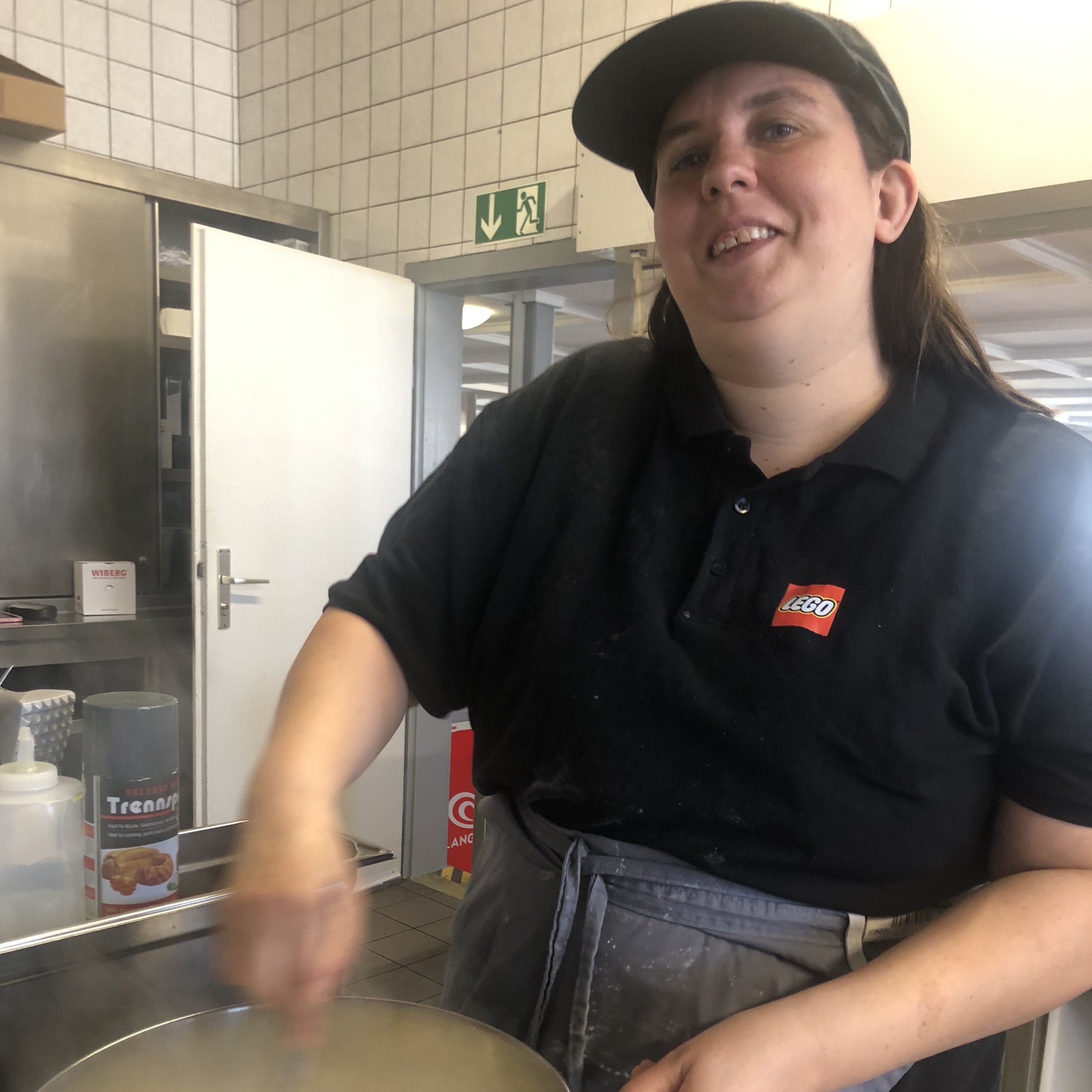 Jasmin bei der Arbeit