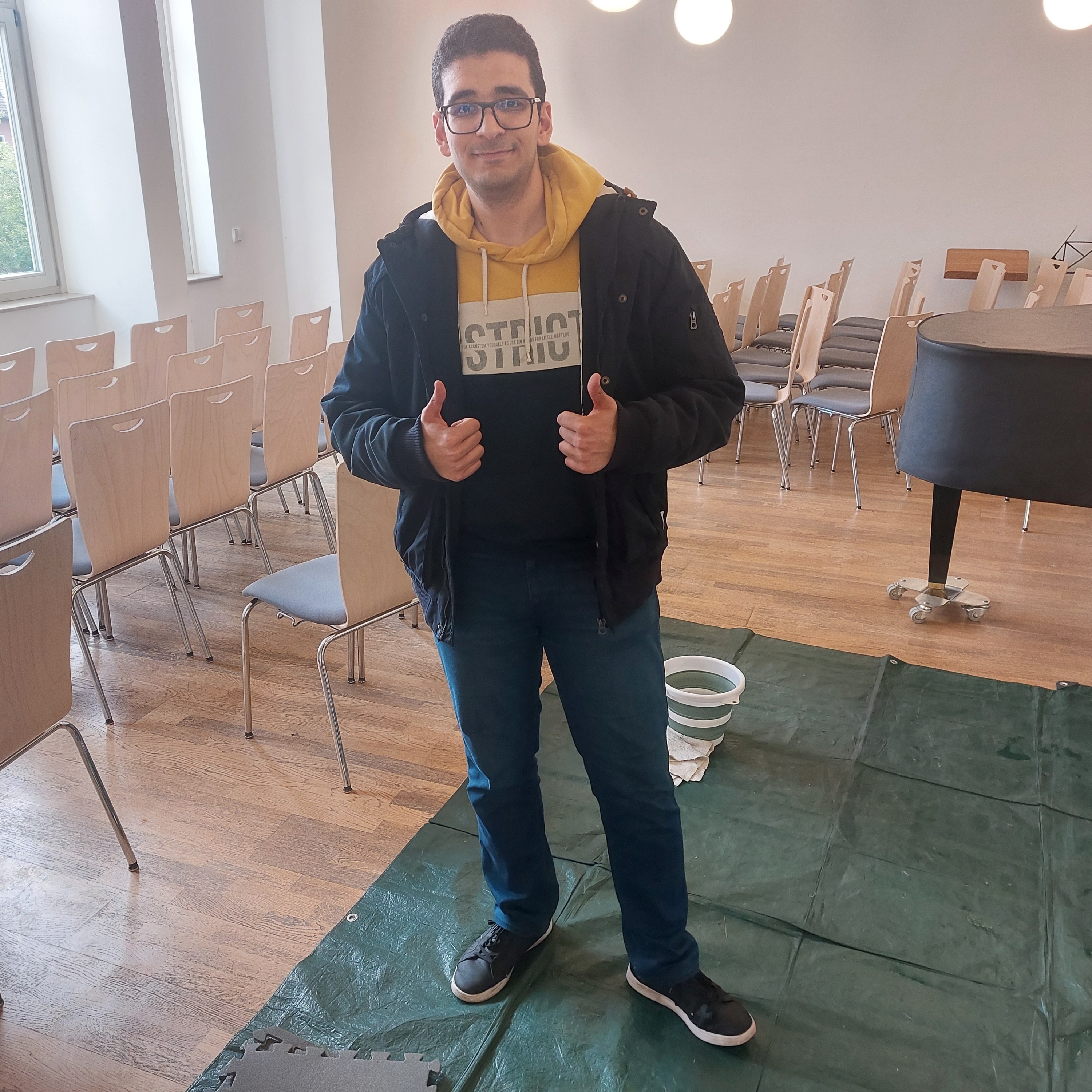 Mitarbeiter im Einsatz
