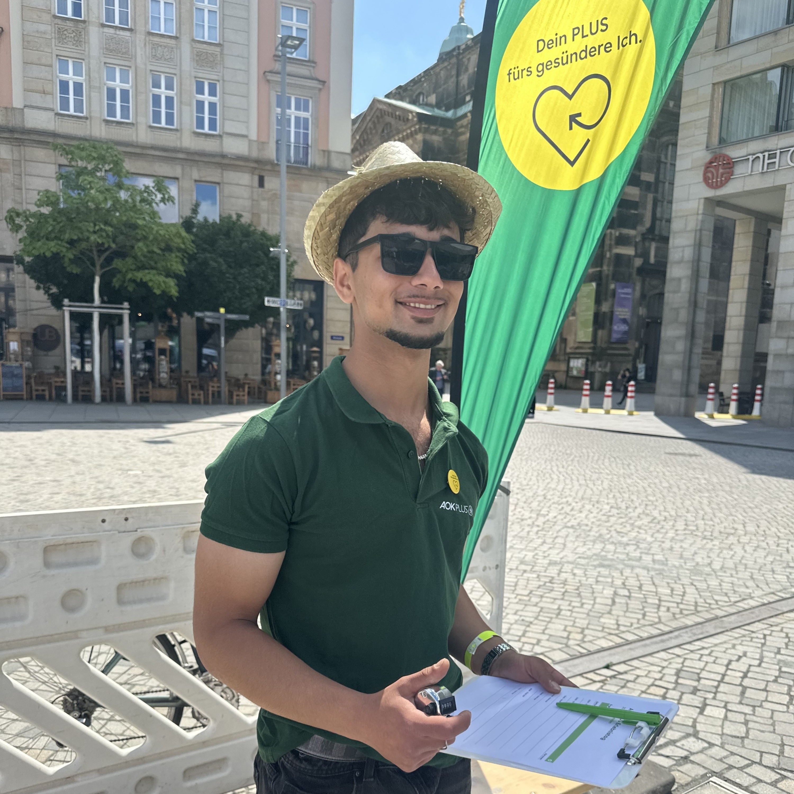 Mitarbeiter im Einsatz